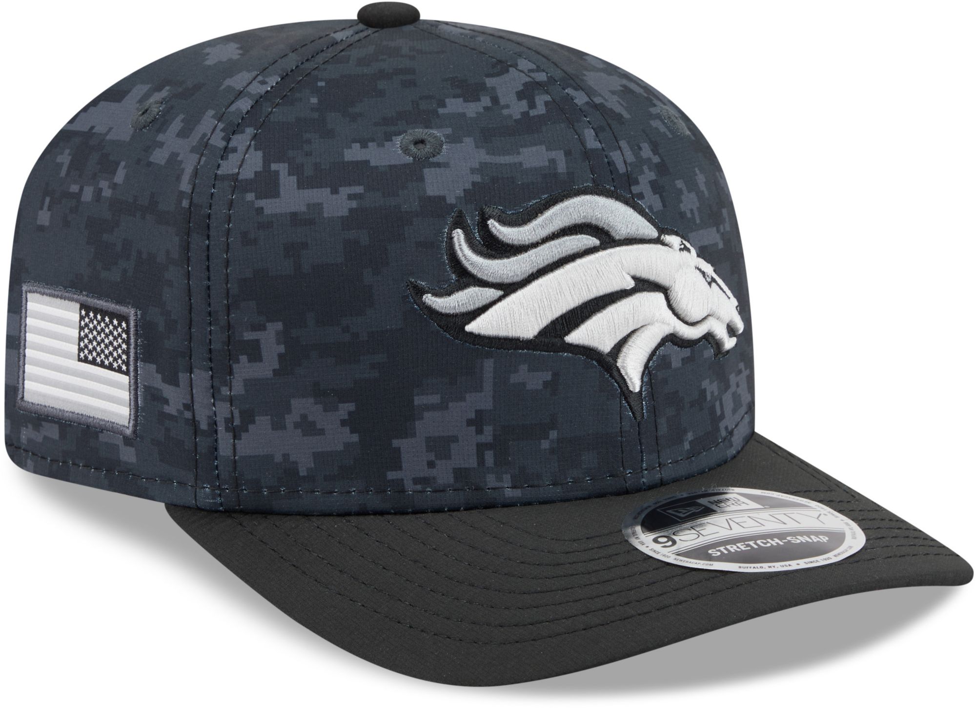 New Era Adult Denver Broncos Salute To Service 2026 9Seventy Adjustable Stretch-Snap Hat