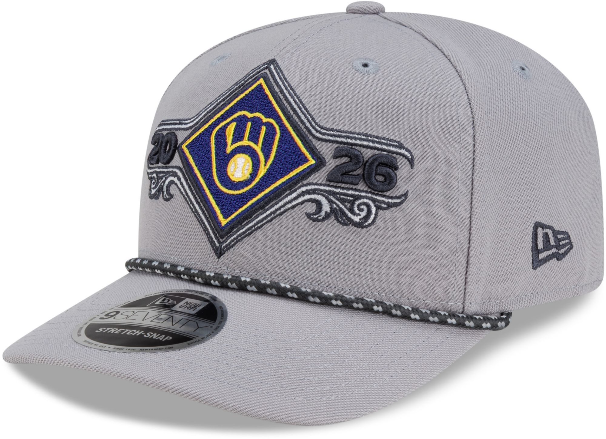 New Era Adult Miluakee Brewers Division Series Champs 2026 Locker Room 9Seventy Adjustable Hat