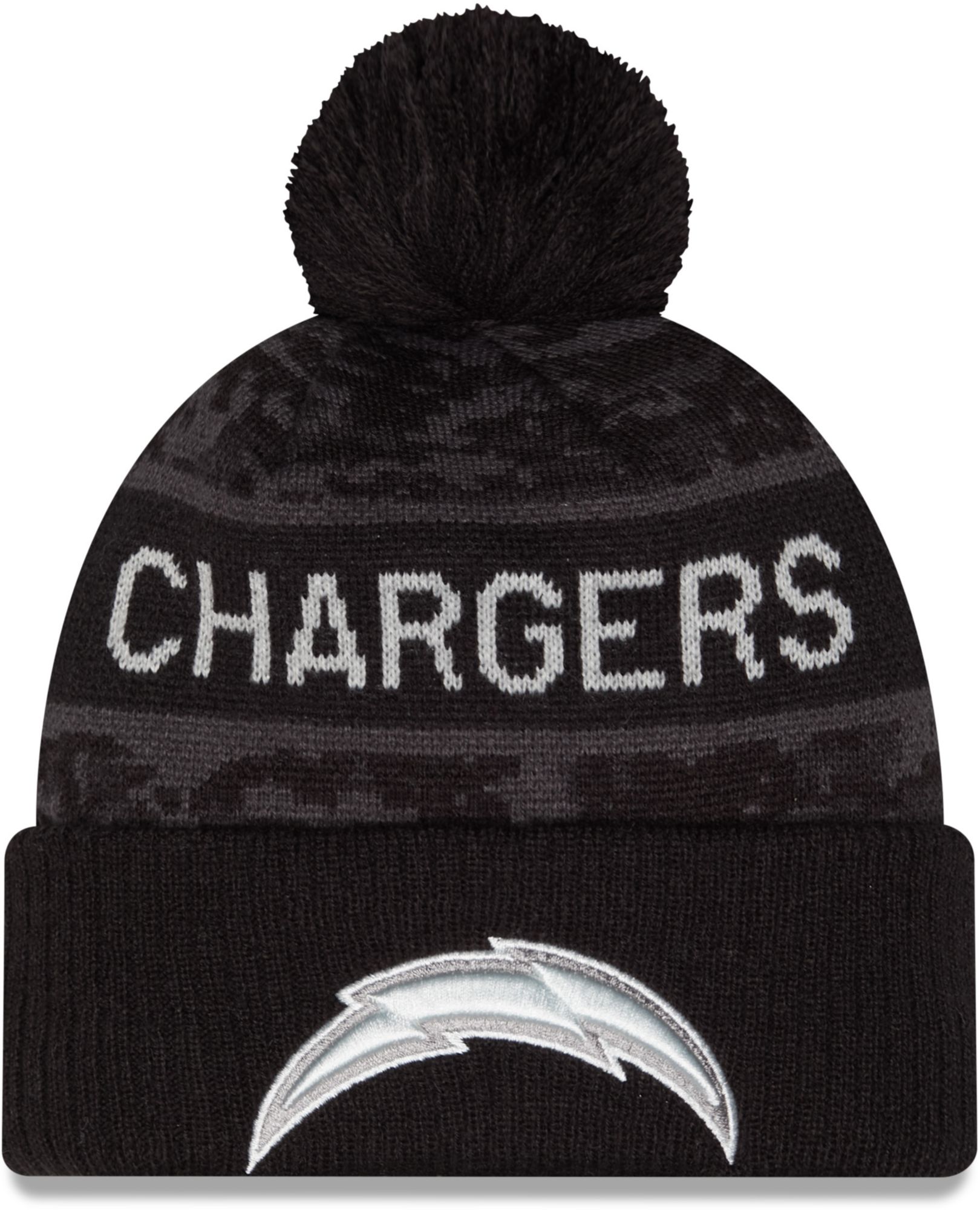 New Era Adult Los Angeles Chargers Salute To Service 2026 Sideline Knit Beanie