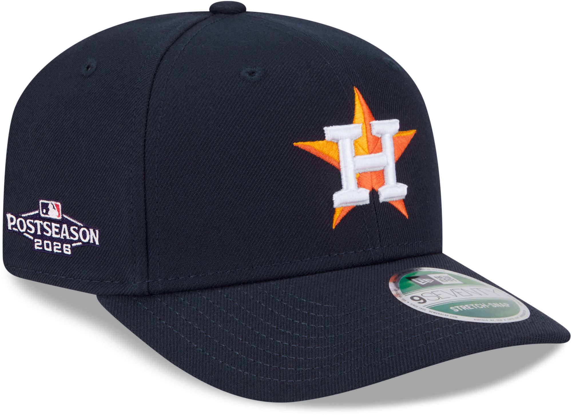 New Era Adult Houston Astros Postseason Participant 2026 Home 9Seventy Adjustable Hat