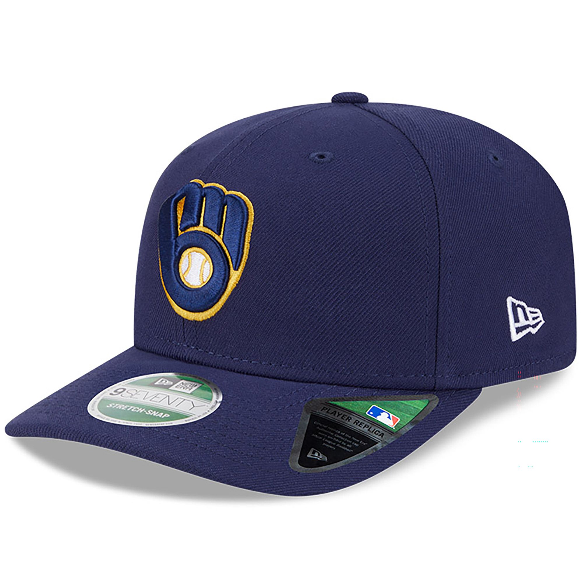 New Era Adult Miluakee Brewers Little League Classic 2026 Navy Player Replica Home 9Seventy Adjustable Hat