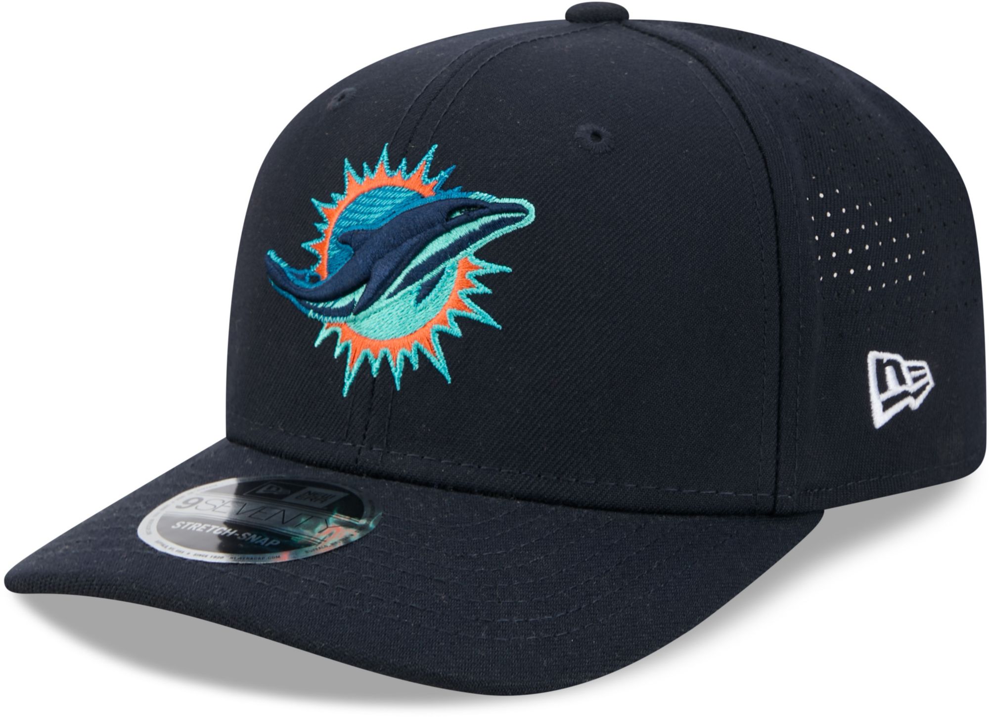 New Era Adult Miami Dolphins NFL Rivalries 9Seventy Performance Adjustable Stretch-Snap Hat