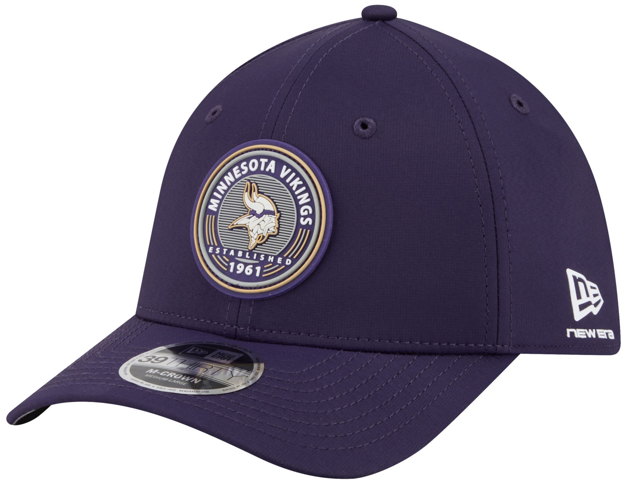 New Era Adult Minnesota Vikings NFL Rivalries 39Thirty M-Crown Stretch Fit Hat