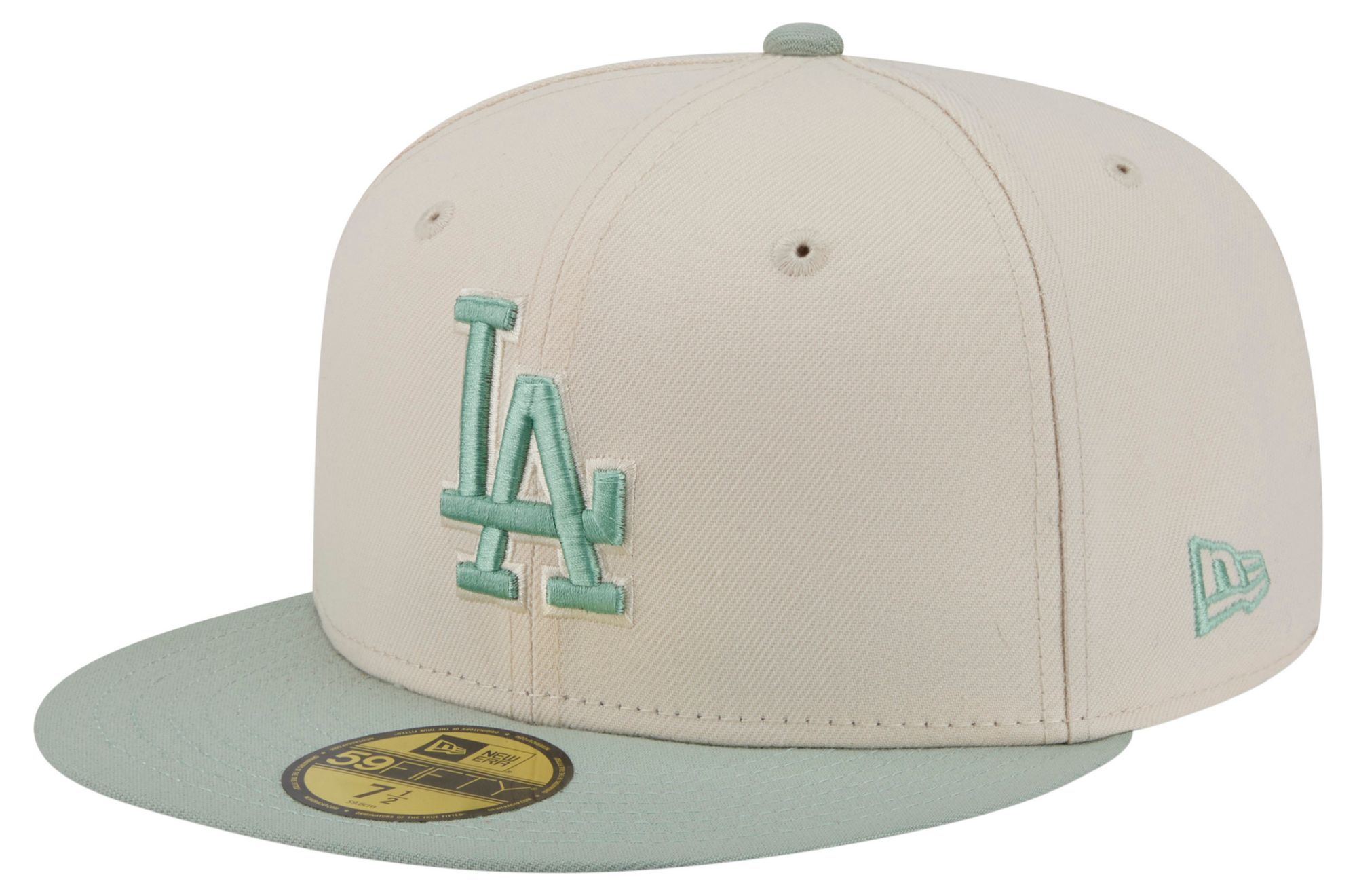 New Era Adult Los Angeles Dodgers Cream Two Tone Color Pack 59Fifty Fitted Hat