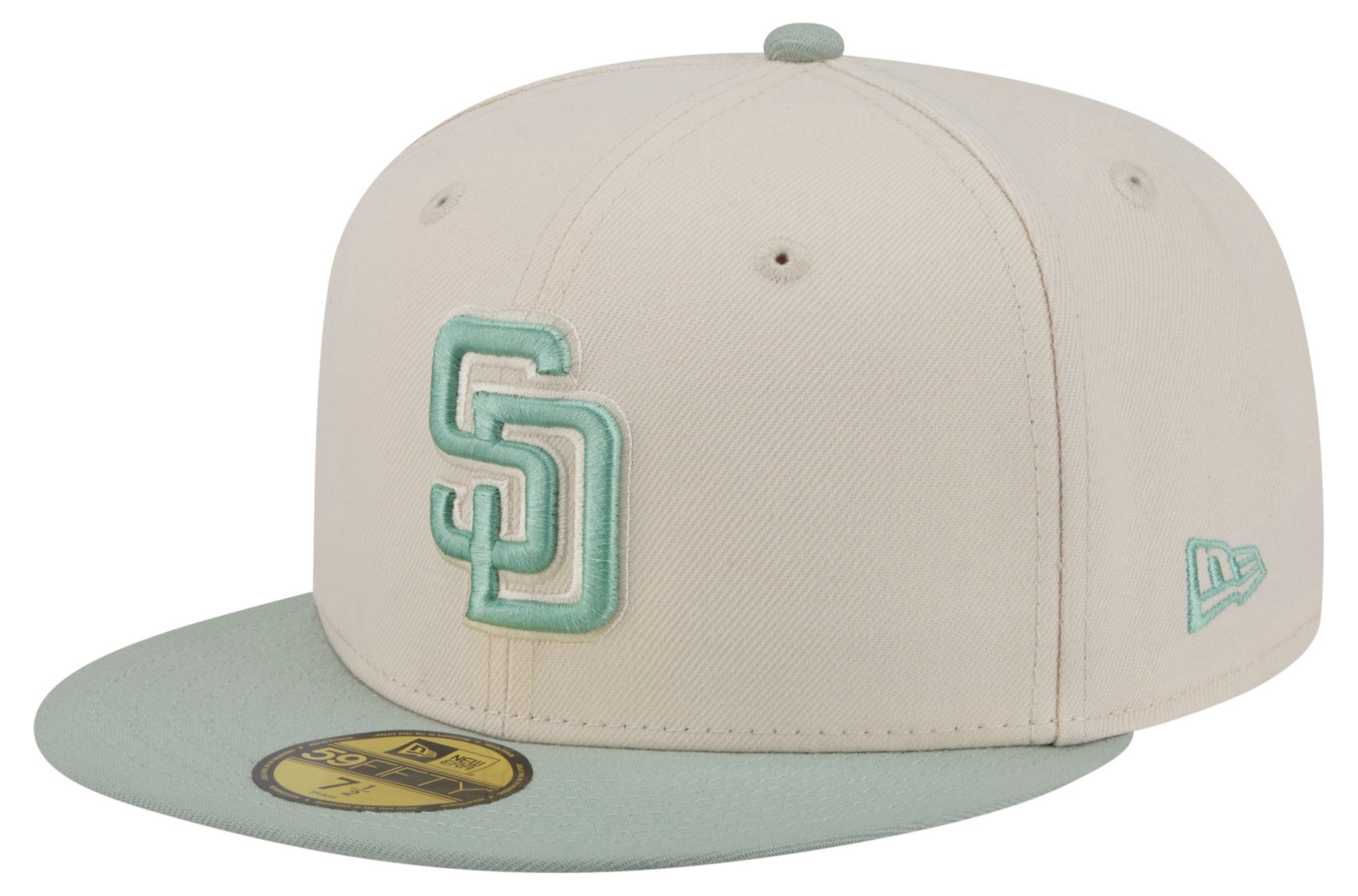 New Era Adult San Diego Padres Cream Two Tone Color Pack 59Fifty Fitted Hat