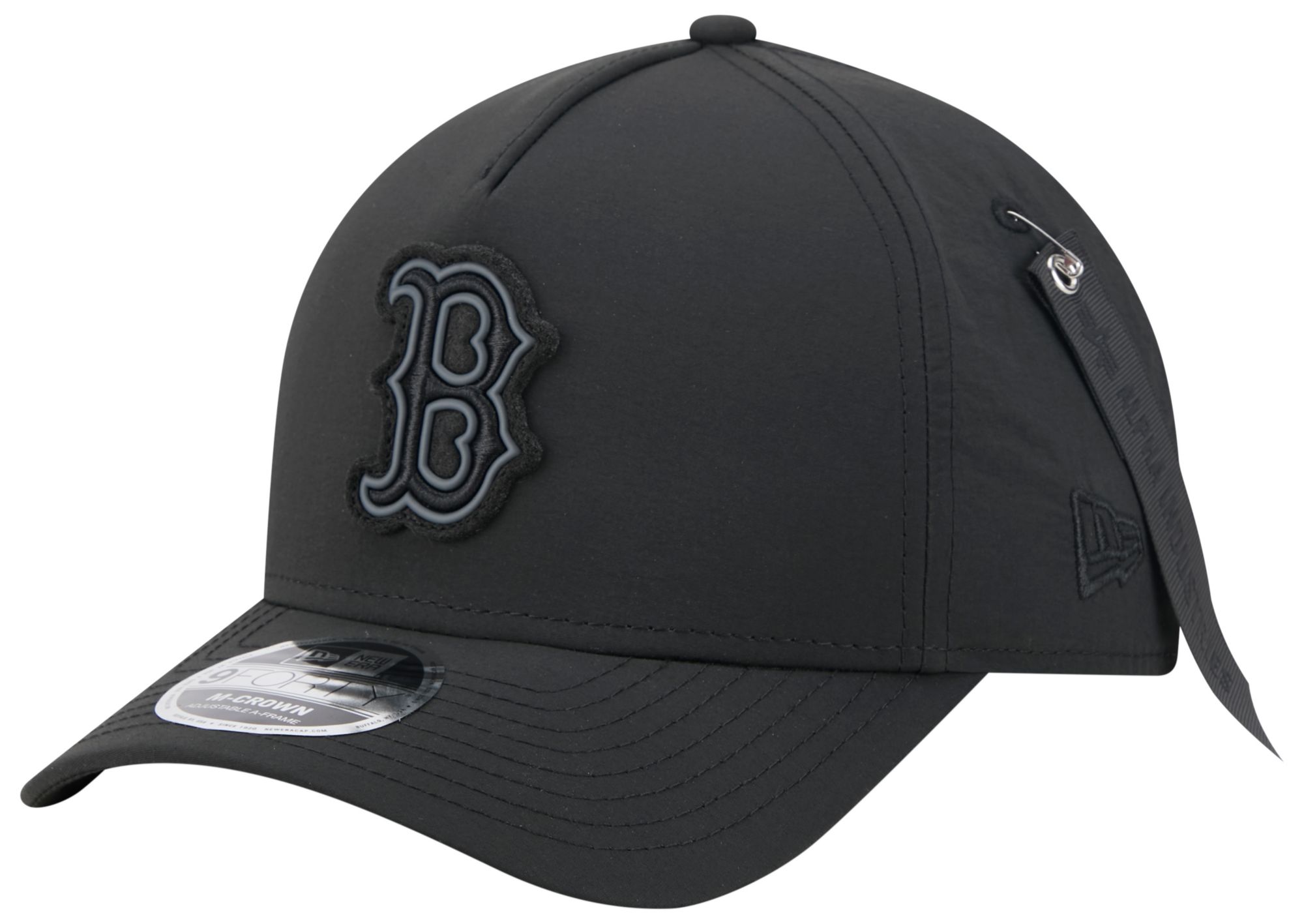 New Era Adult Boston Red Sox Black Alpha 9Forty Adjustable Hat