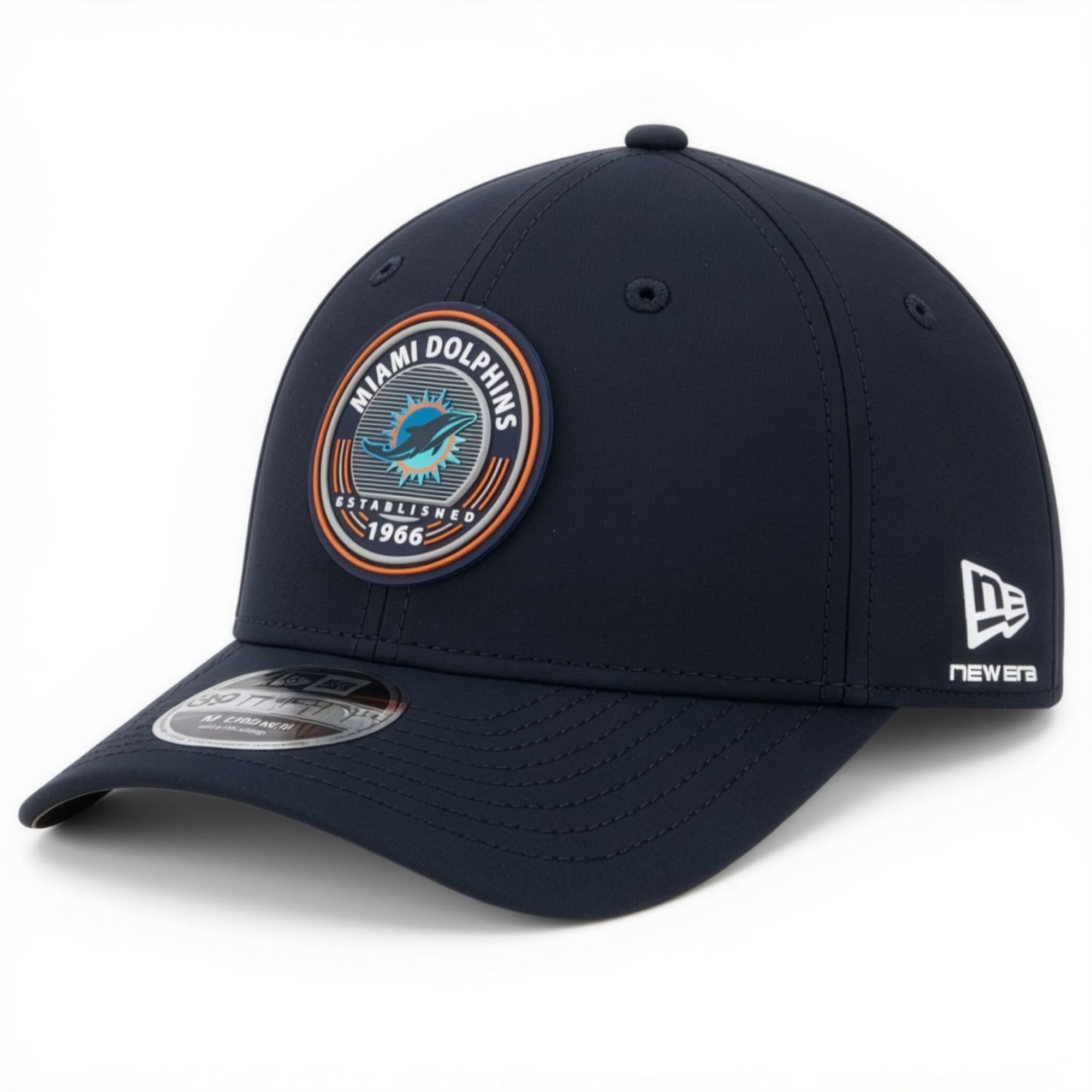 New Era Adult Miami Dolphins NFL Rivalries 39Thirty M-Crown Stretch Fit Hat