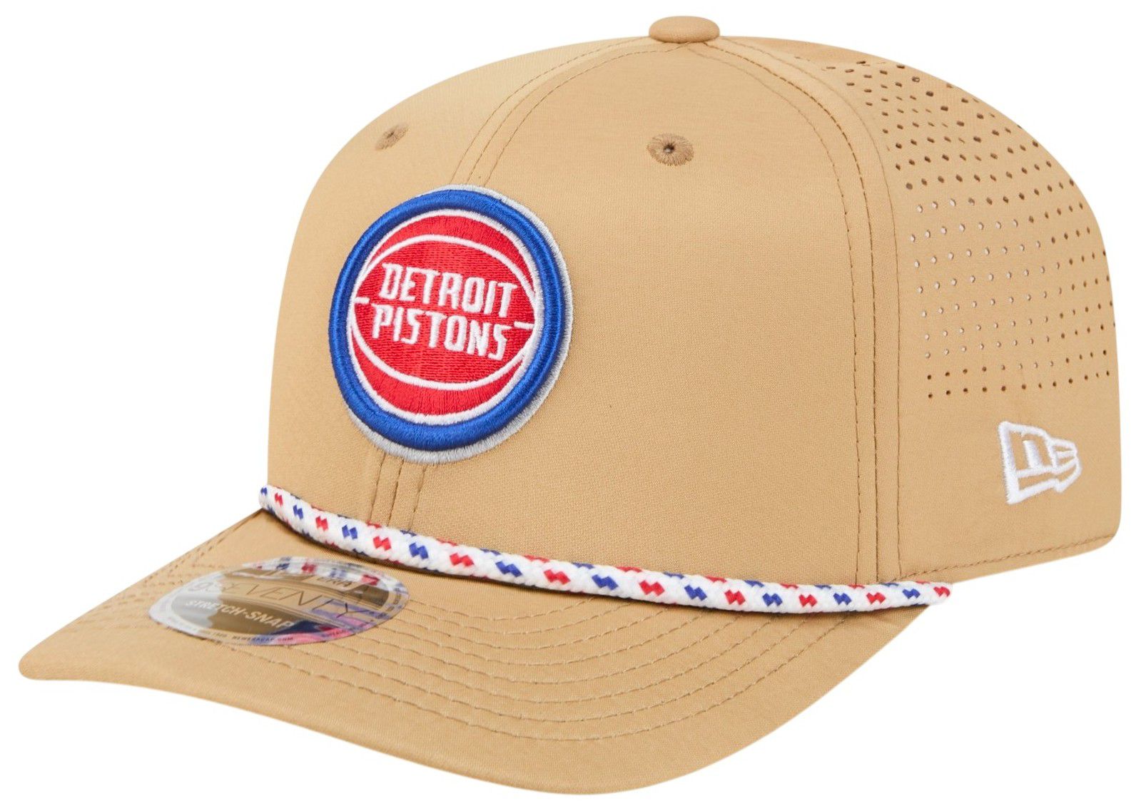 New Era Adult Detroit Pistons Blue Performance 9Seventy Adjustable Hat