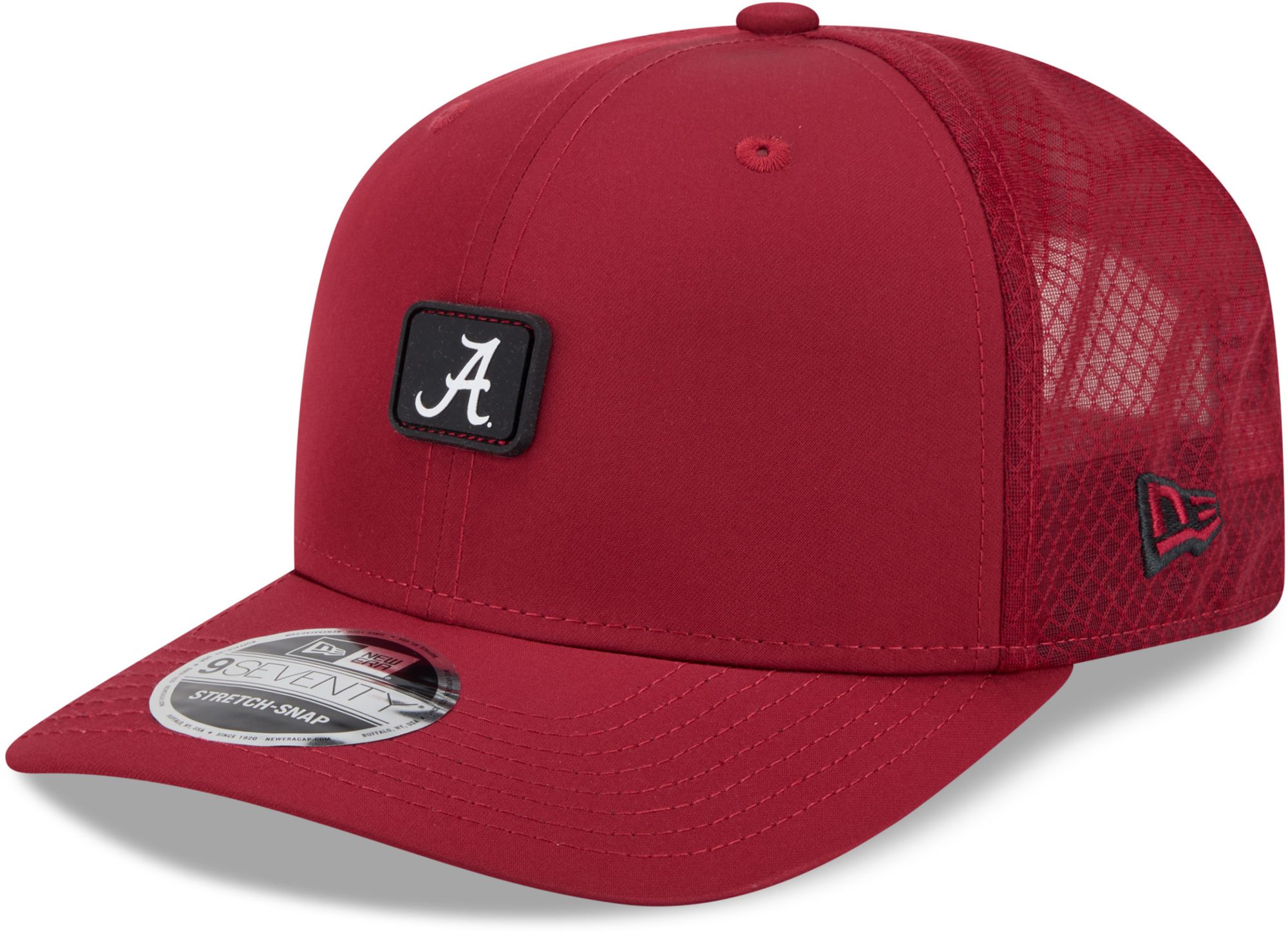New Era Adult Alabama Crimson Tide Crimson Micro Badge 9Seventy Adjustable Hat