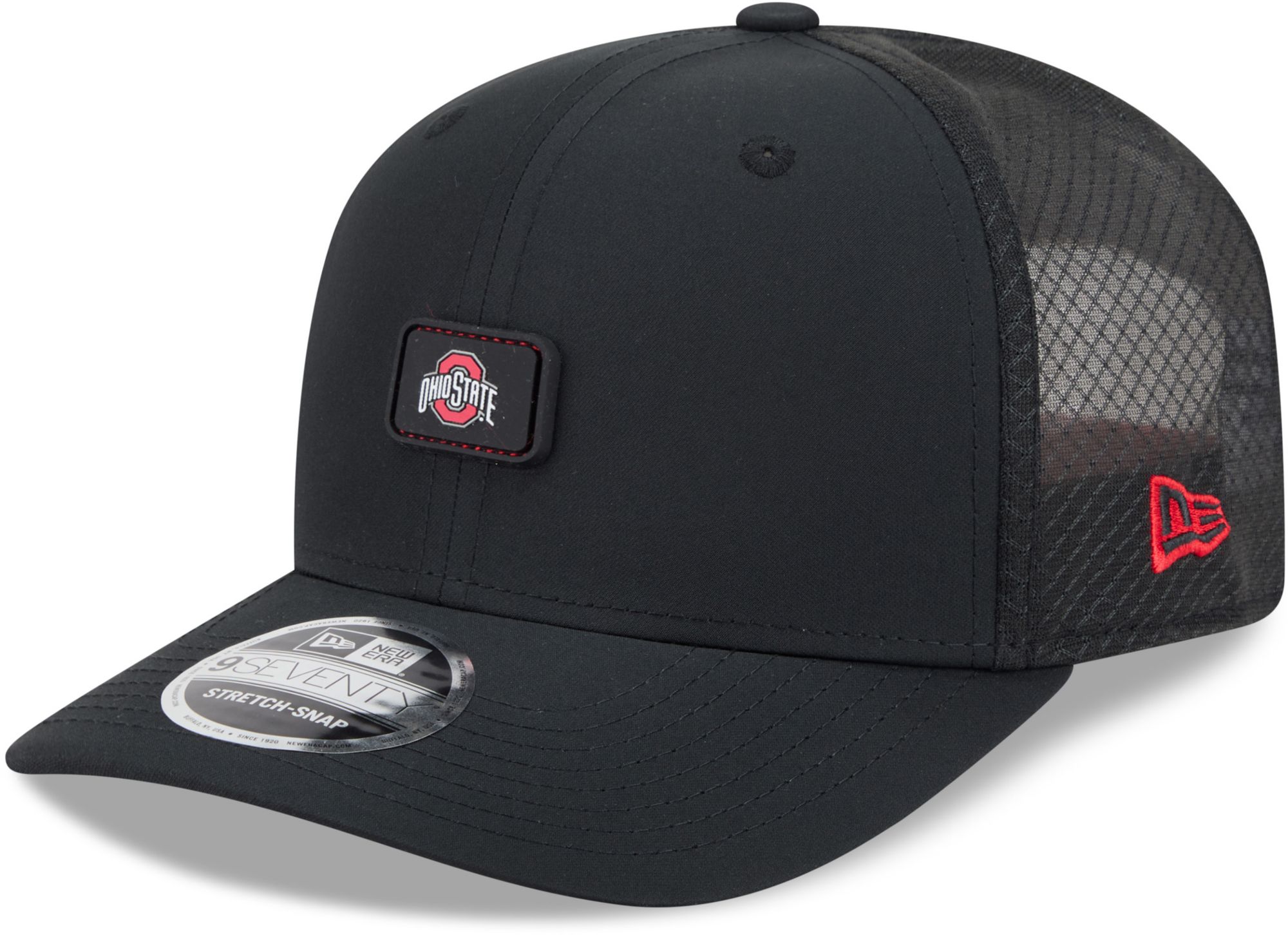 New Era Adult Ohio State Buckeyes Black Micro Badge 9Seventy Adjustable Hat