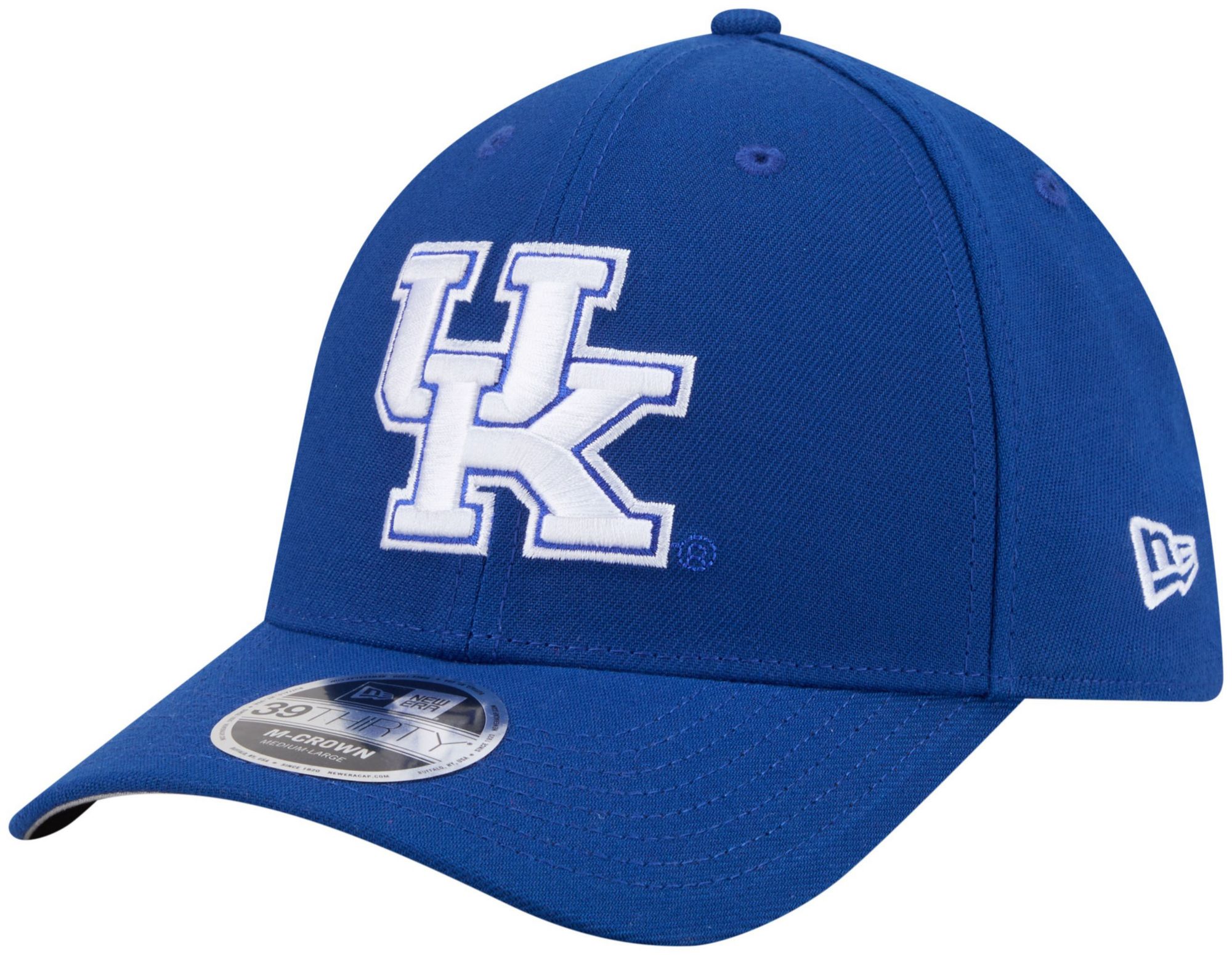 New Era Adult Kentucky Wildcats Royal College Team 39Thirty Stretch Fit Hat