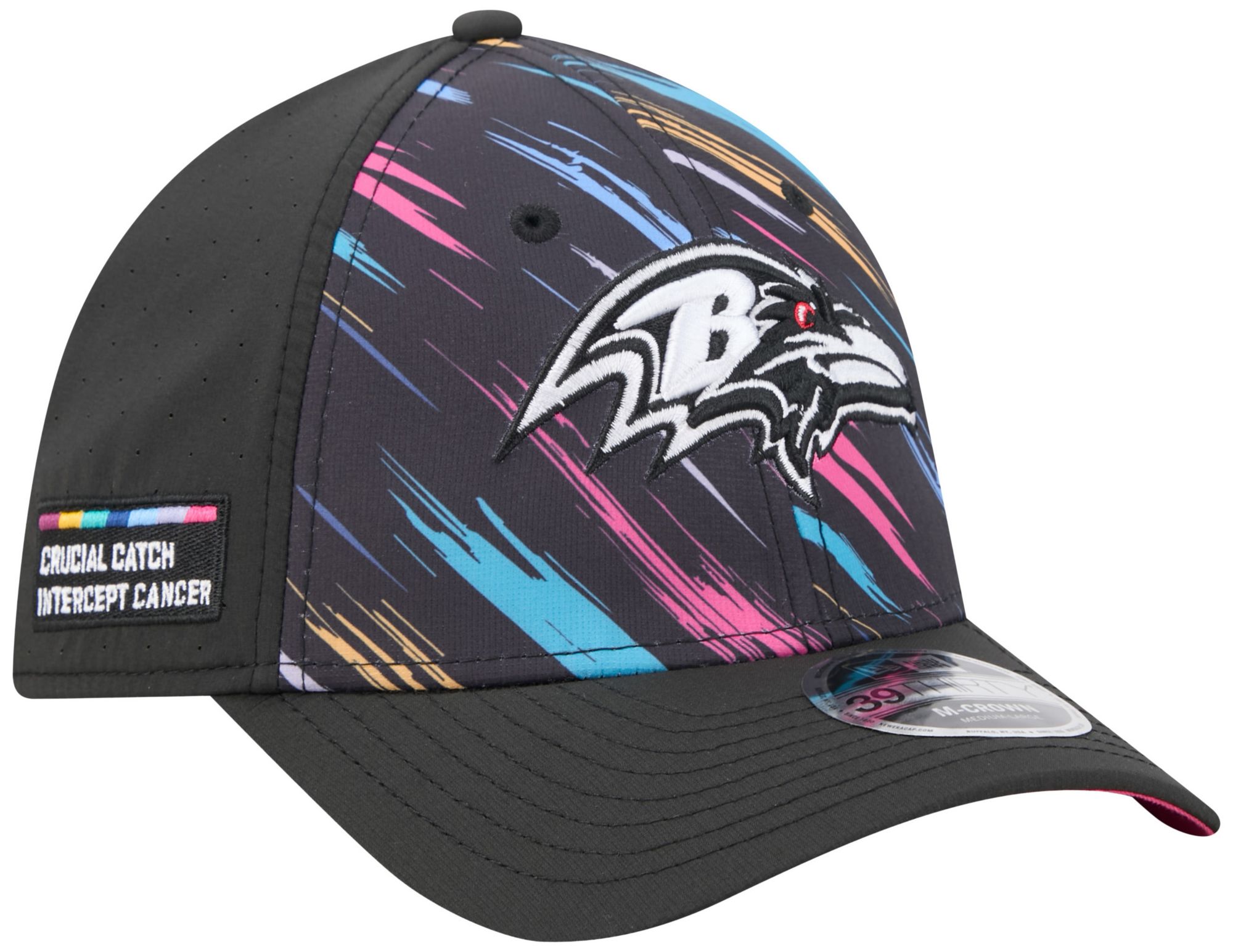 New Era Adult Baltimore Ravens Crucial Catch 39Thirty Stretch Fit Hat