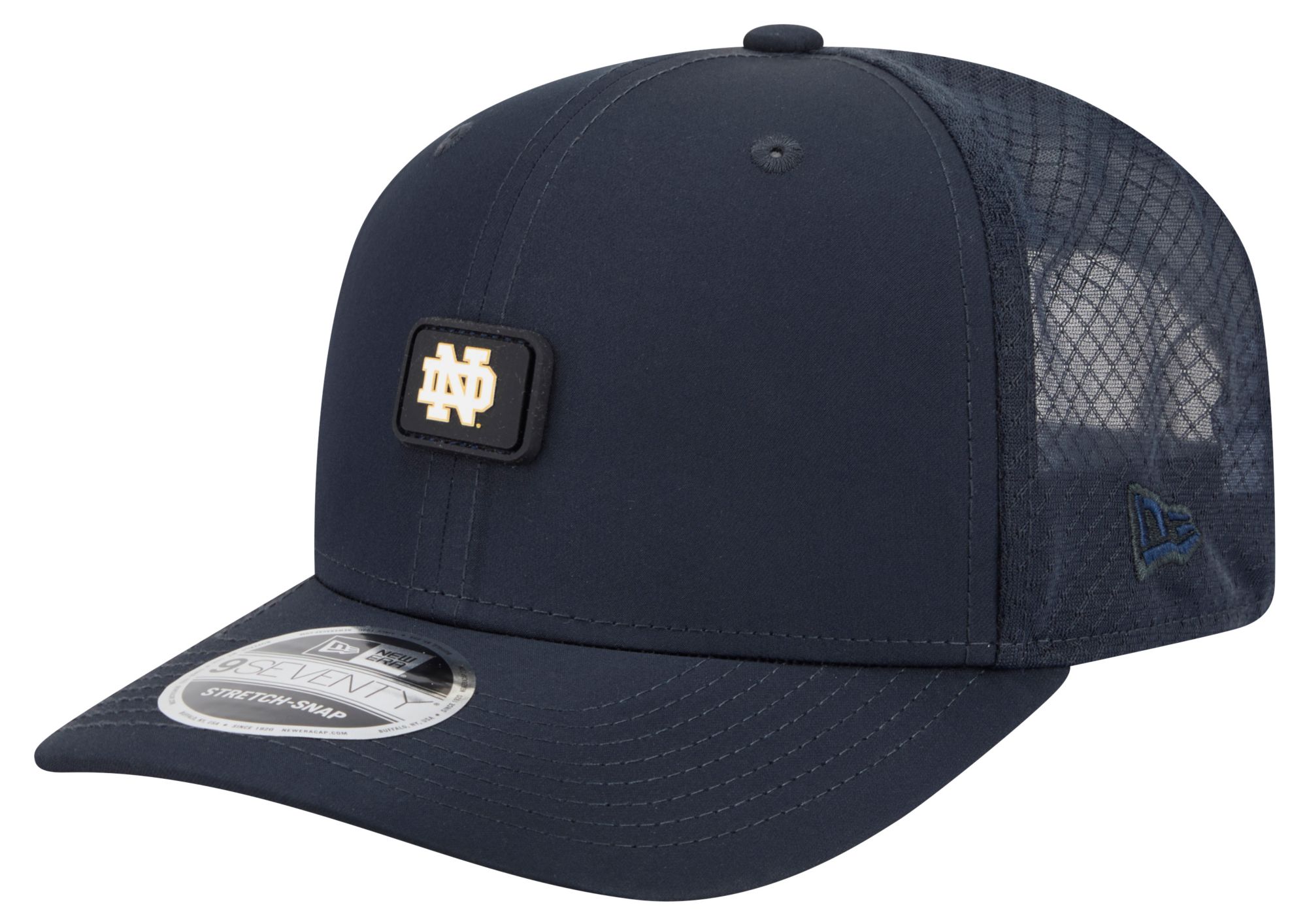 New Era Adult Notre Dame Fighting Irish Navy Micro Badge 9Seventy Adjustable Hat