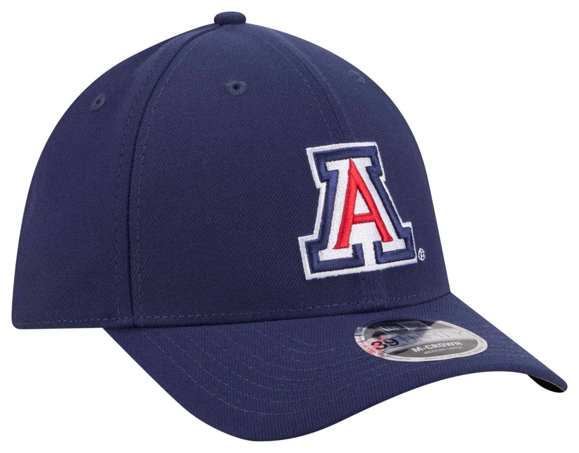 New Era Adult Arizona Wildcats Navy College Team 39Thirty Stretch Fit Hat