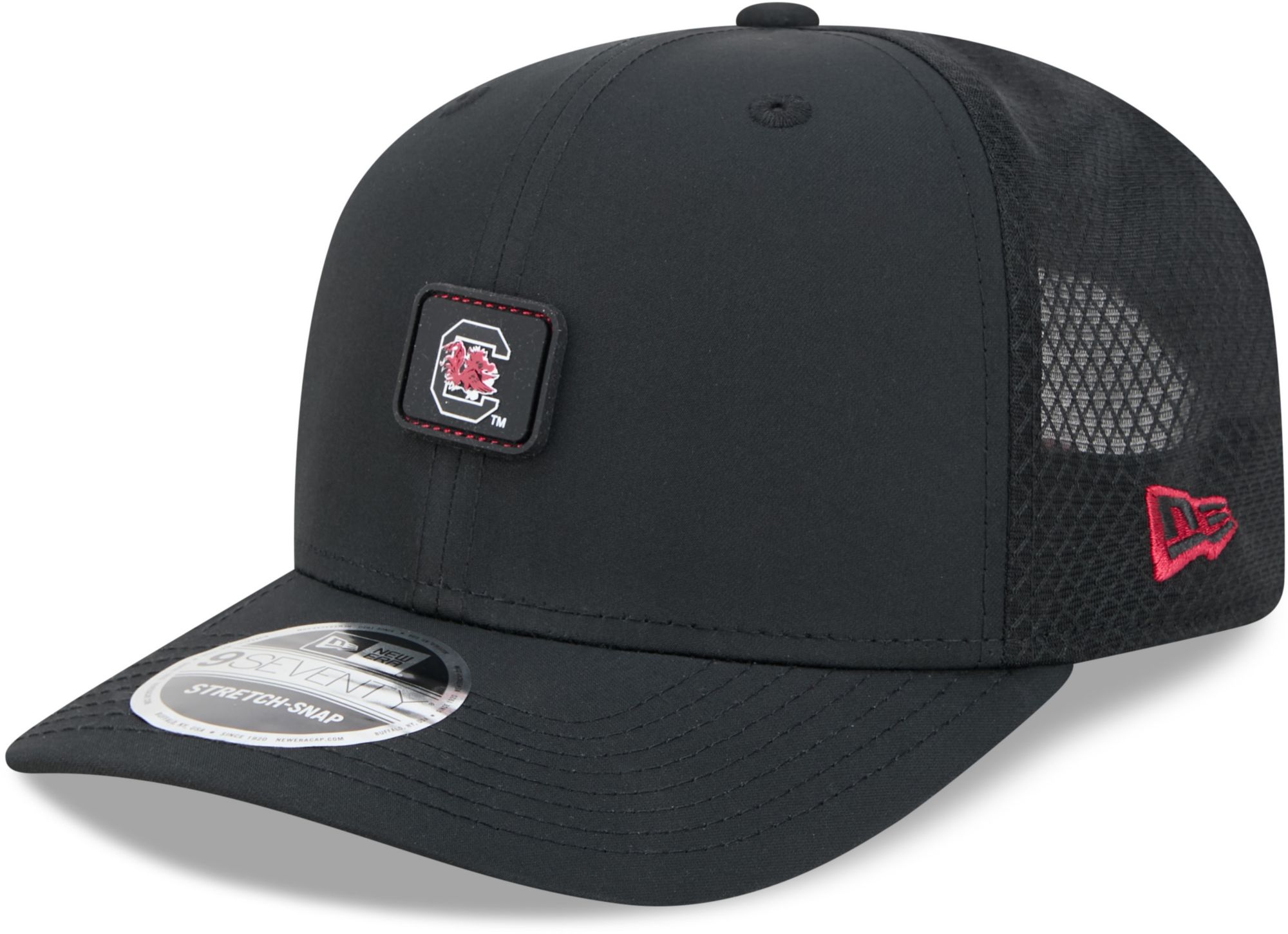 New Era Adult South Carolina Gamecocks Black Micro Badge 9Seventy Adjustable Hat, Women's