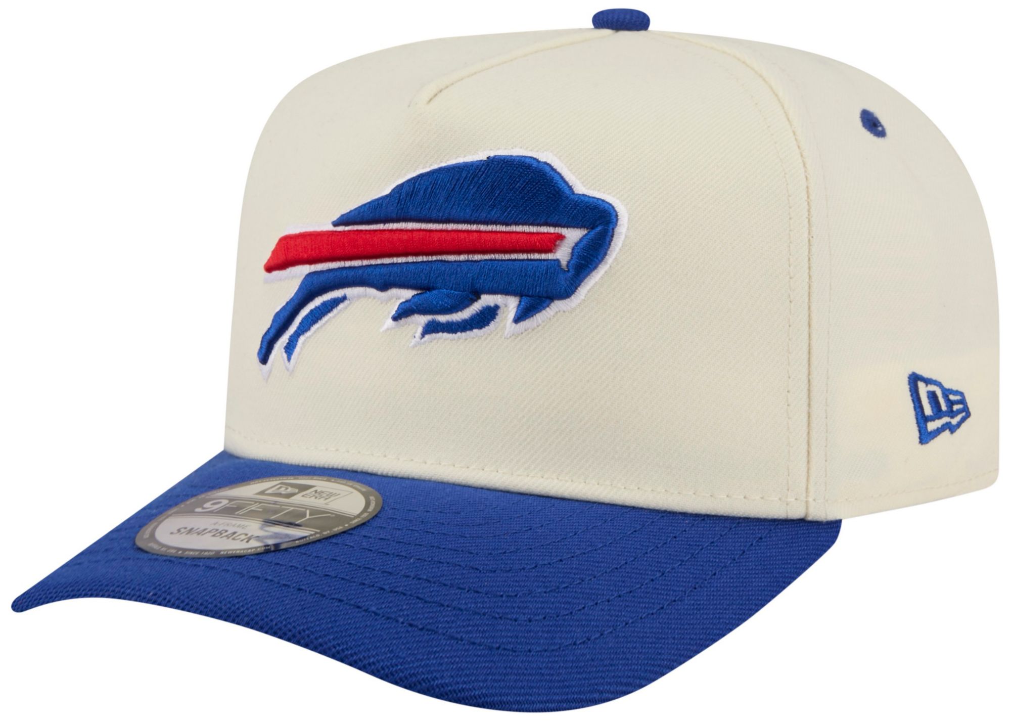 New Era Adult Buffalo Bills Medium Blue Rear Hit A-Frame 9Fifty Adjustable Hat