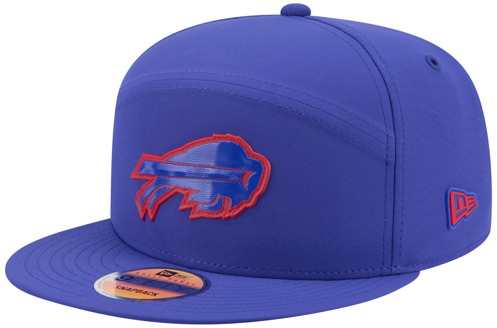 New Era Adult Buffalo Bills Blue Sideline Split 9Fifty Adjustable Hat