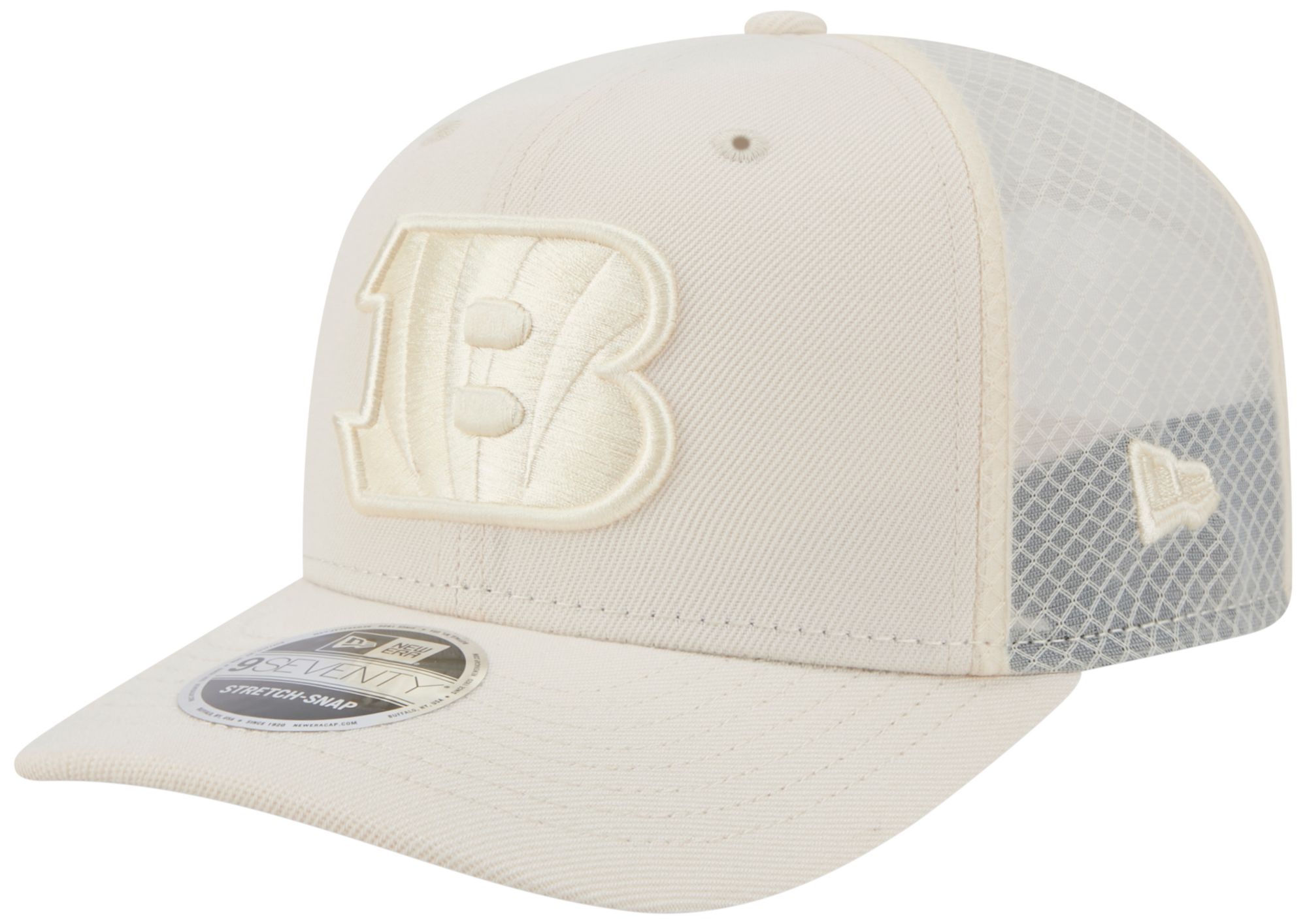 New Era Adult Cincinnati Bengals Beige Color Pack 9Seventy Adjustable Hat