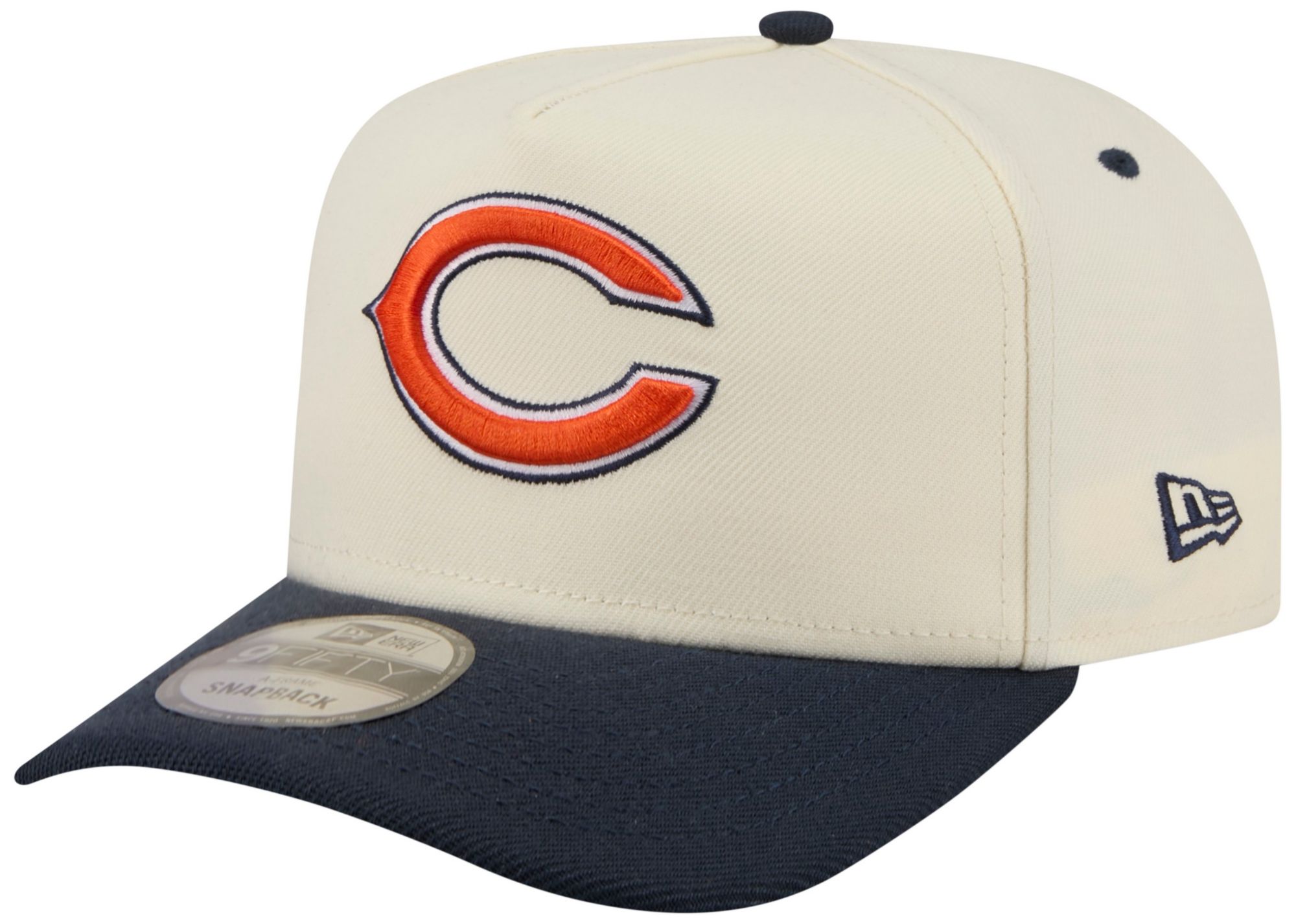 New Era Adult Chicago Bears Navy Rear Hit A-Frame 9Fifty Adjustable Hat