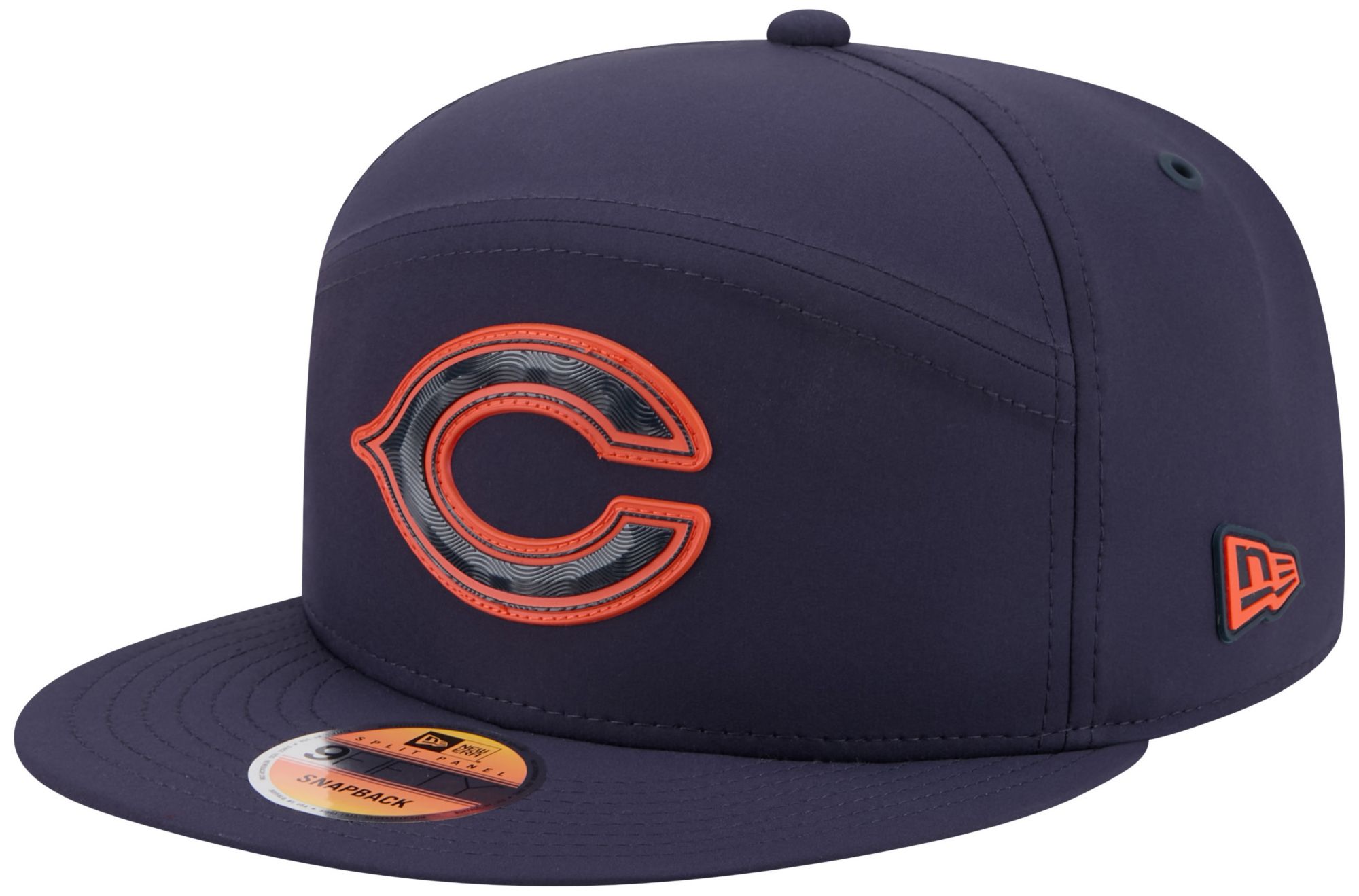 New Era Adult Chicago Bears Navy Sideline Split 9Fifty Adjustable Hat