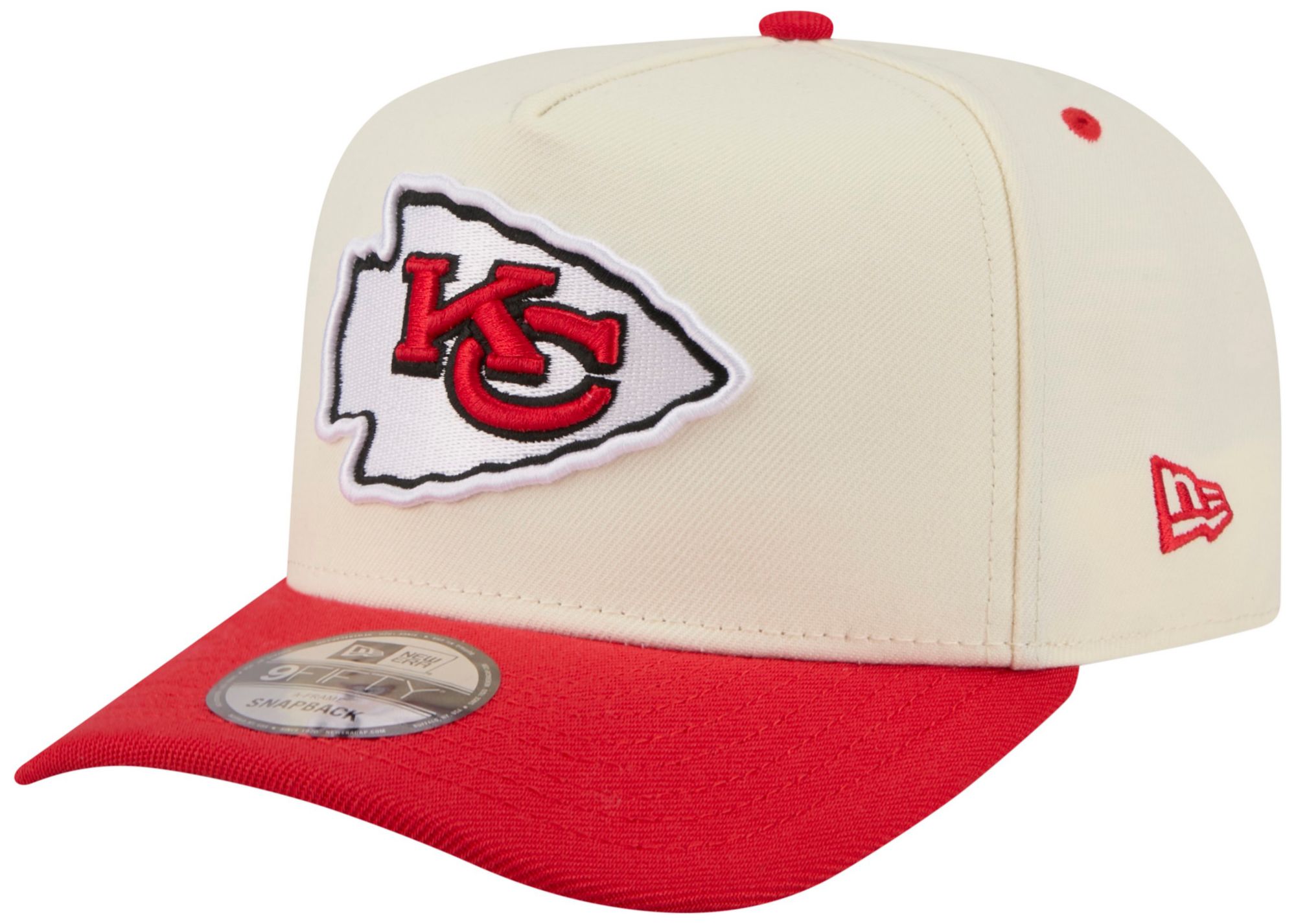 New Era Adult Kansas City Chiefs Red Rear Hit A-Frame 9Fifty Adjustable Hat