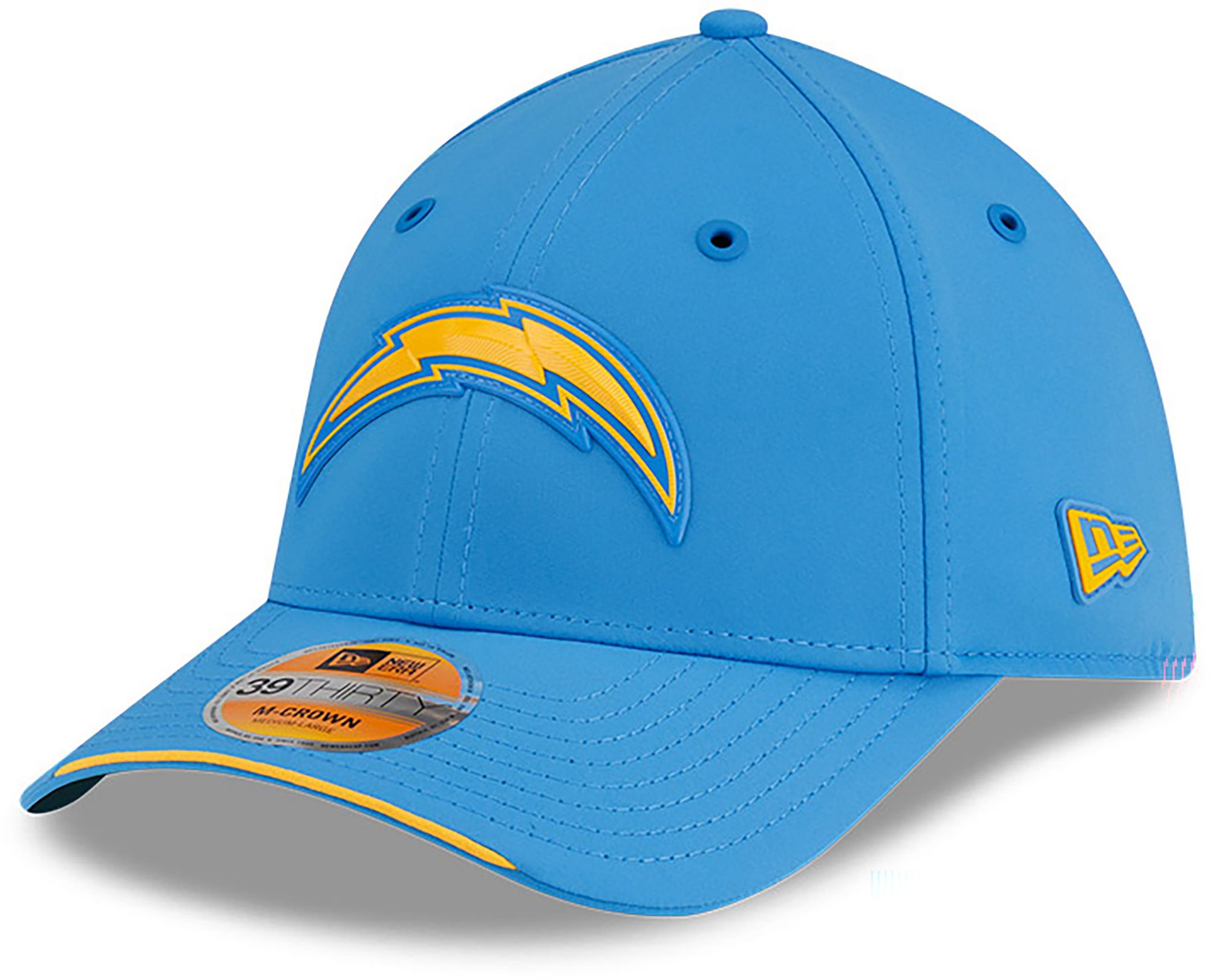 New Era Adult Los Angeles Chargers Blue Sideline 39Thirty Stretch Fit Hat