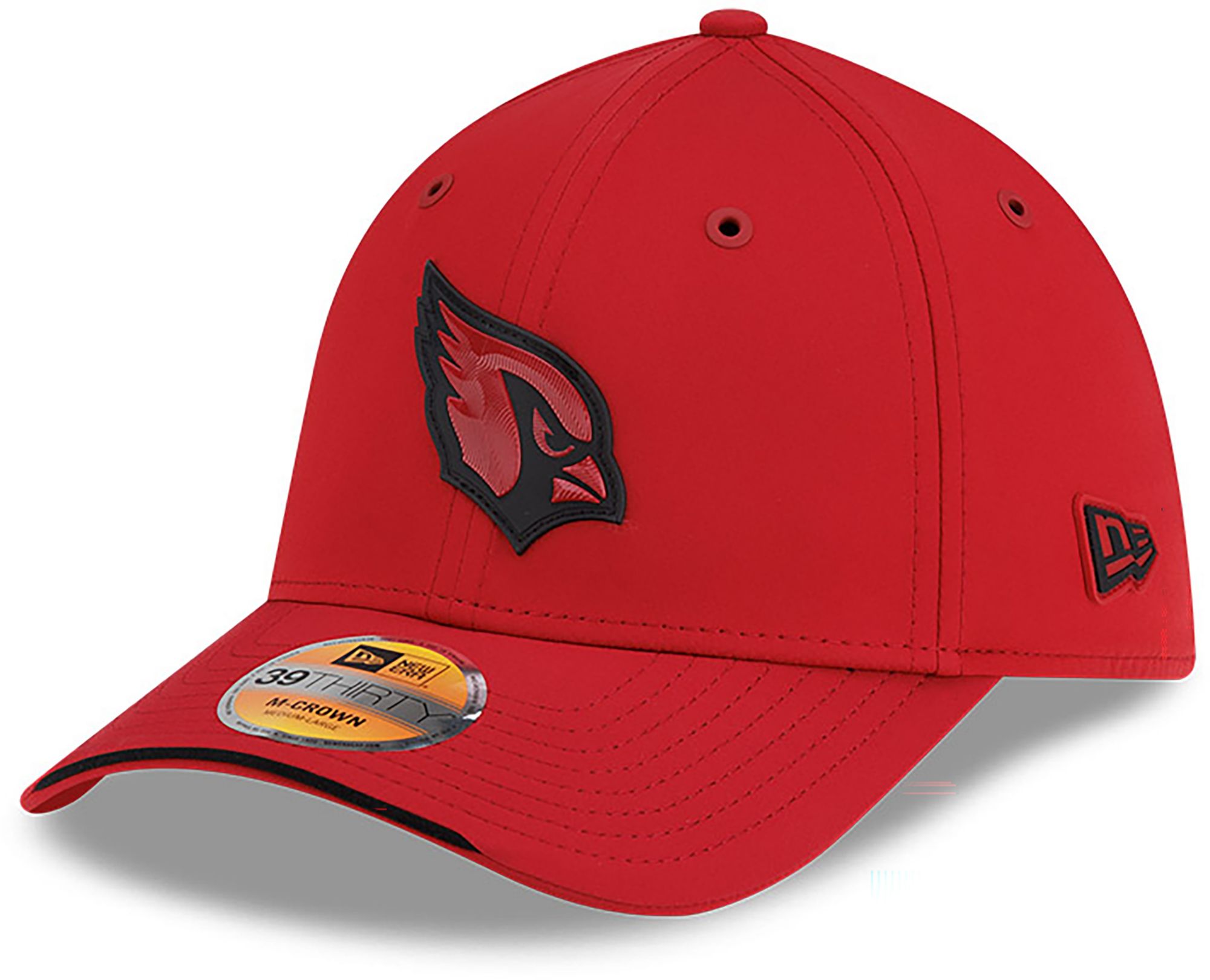New Era Adult Arizona Cardinals Red Sideline 39Thirty Stretch Fit Hat