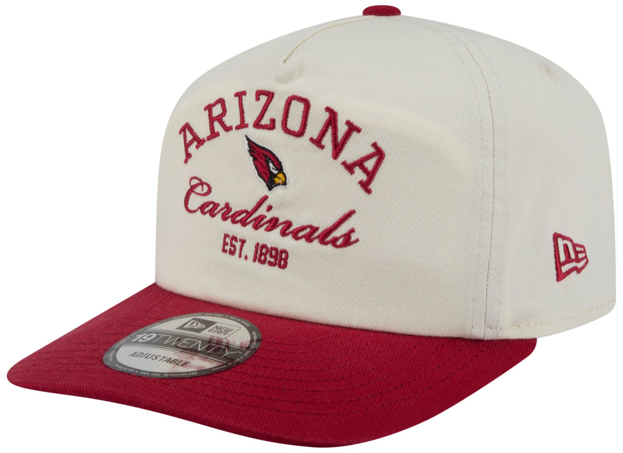 New Era Adult Arizona Cardinals Red Stacked 19Twenty Adjustable Hat