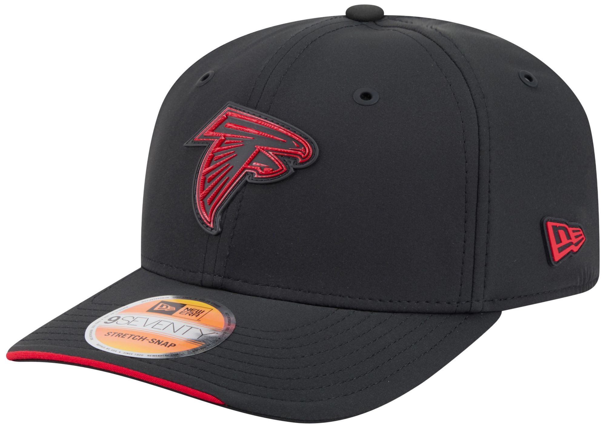 New Era Adult Atlanta Falcons Black Sideline 9Seventy Adjustable Hat