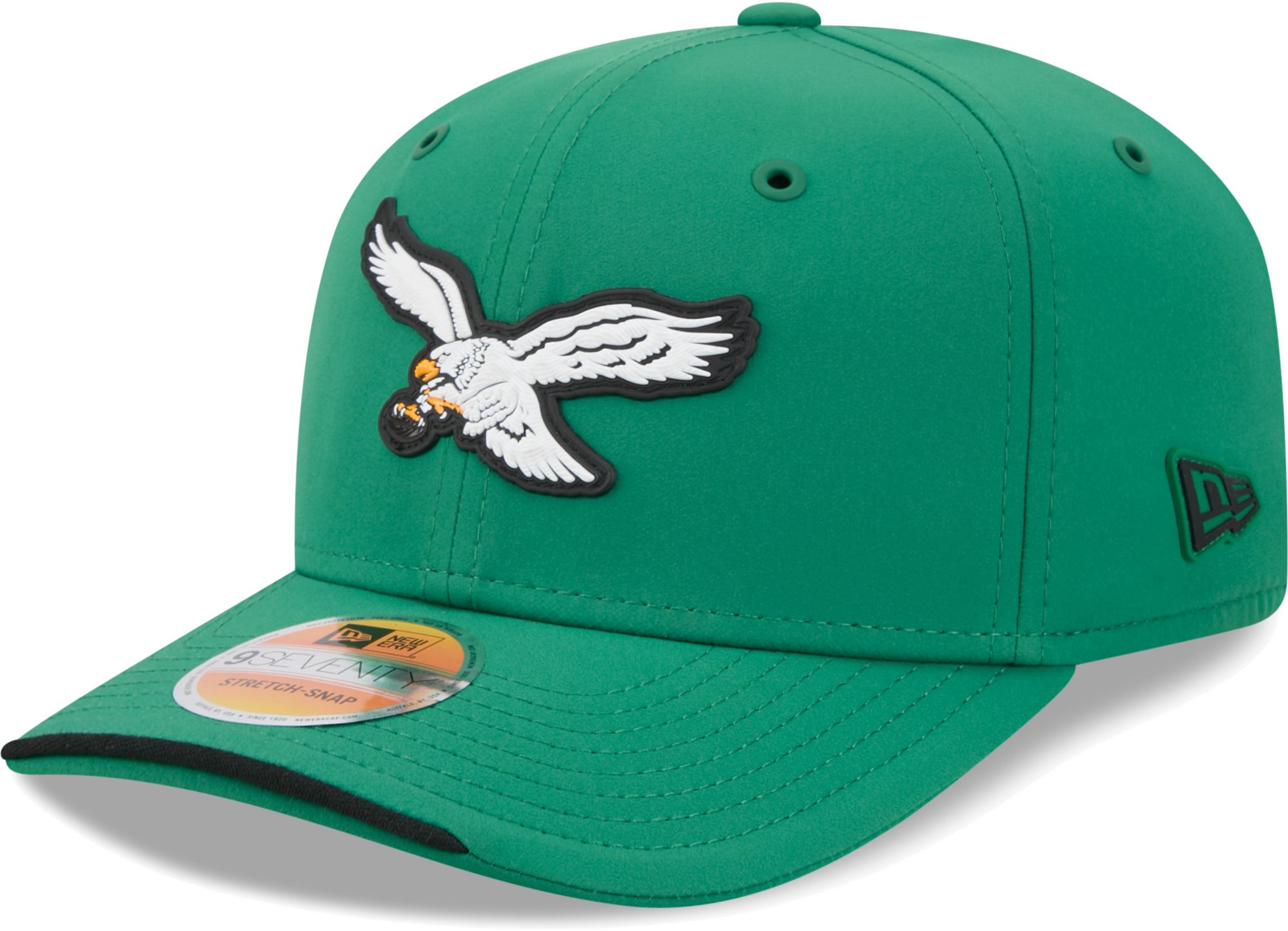 New Era Adult Philadelphia Eagles Black Sideline 9Seventy Adjustable Hat