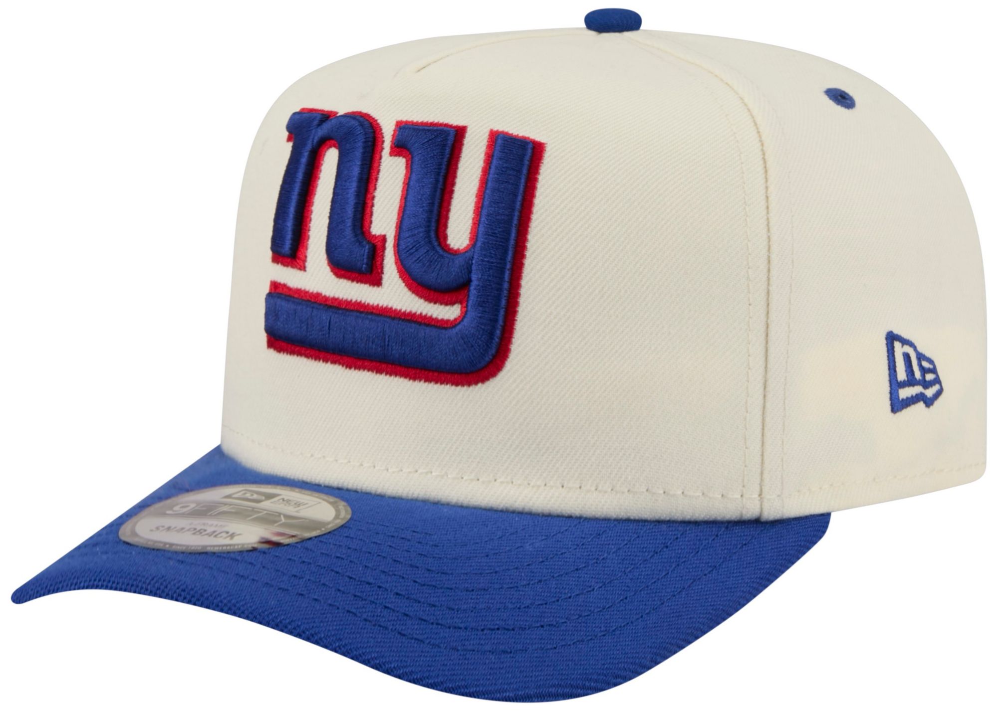 New Era Adult New York Giants Blue Rear Hit A-Frame 9Fifty Adjustable Hat