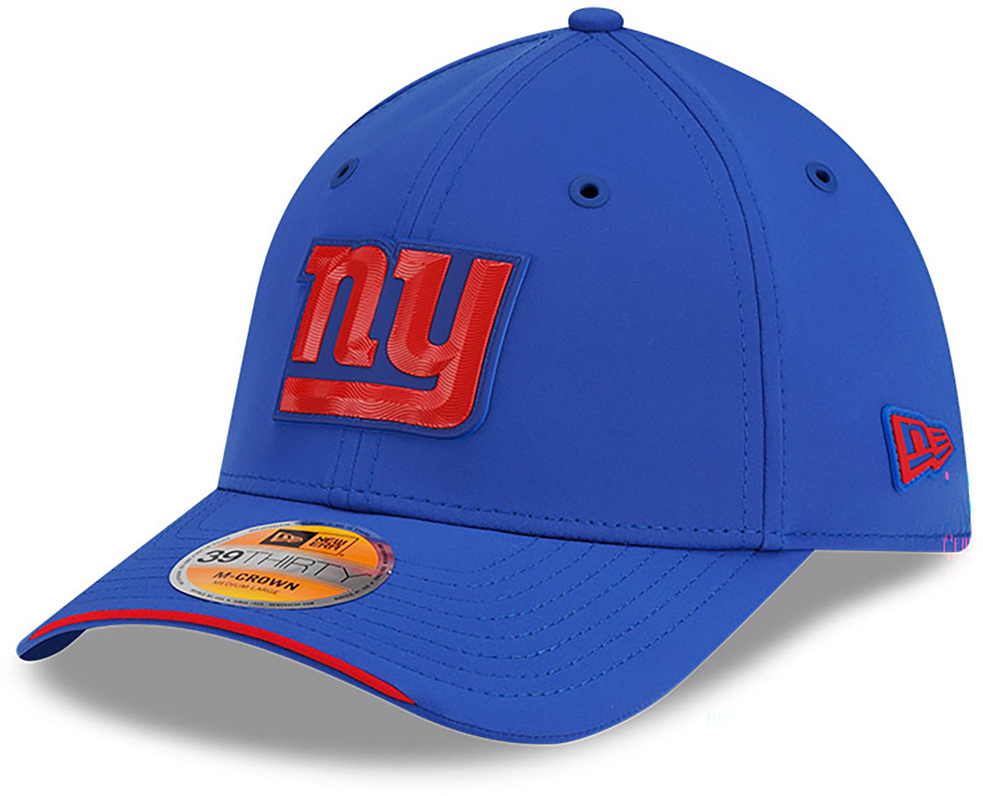 New Era Adult New York Giants Blue Sideline 39Thirty Stretch Fit Hat