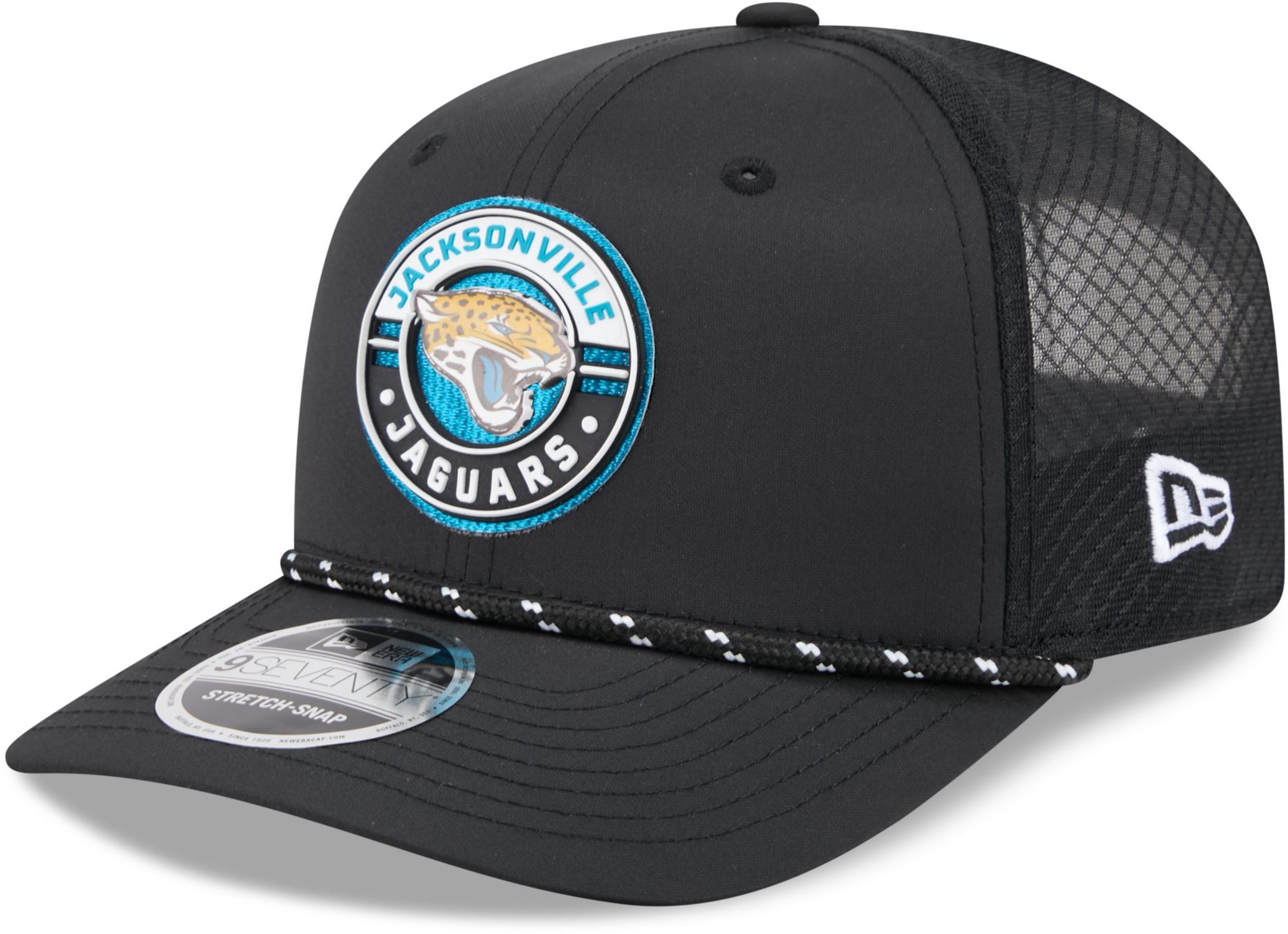 New Era Adult Jacksonville Jaguars Turquoise Game 9Seventy Adjustable Hat