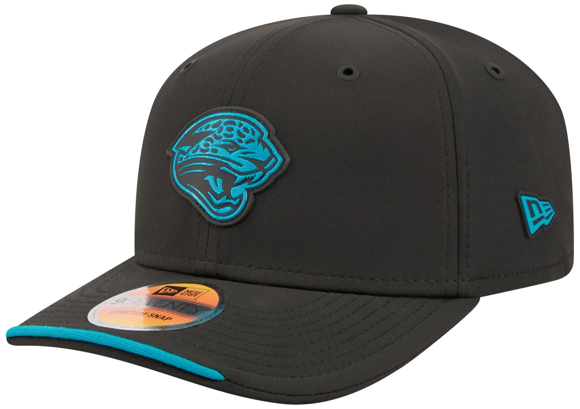 New Era Adult Jacksonville Jaguars Black Sideline 9Seventy Adjustable Hat