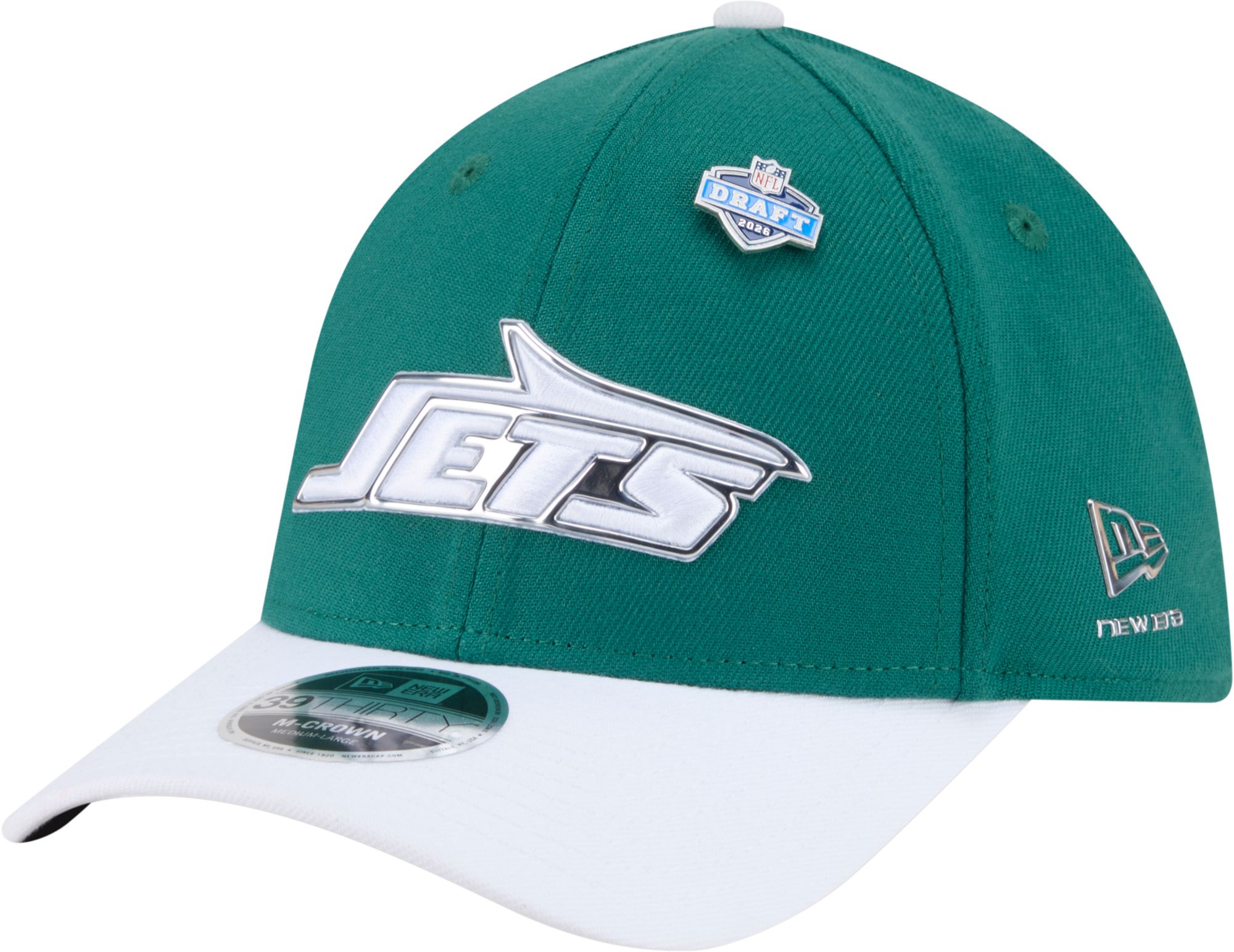 New Era Adult  New York Jets NFL Draft 2026 39Thirty Stretch Fit Hat