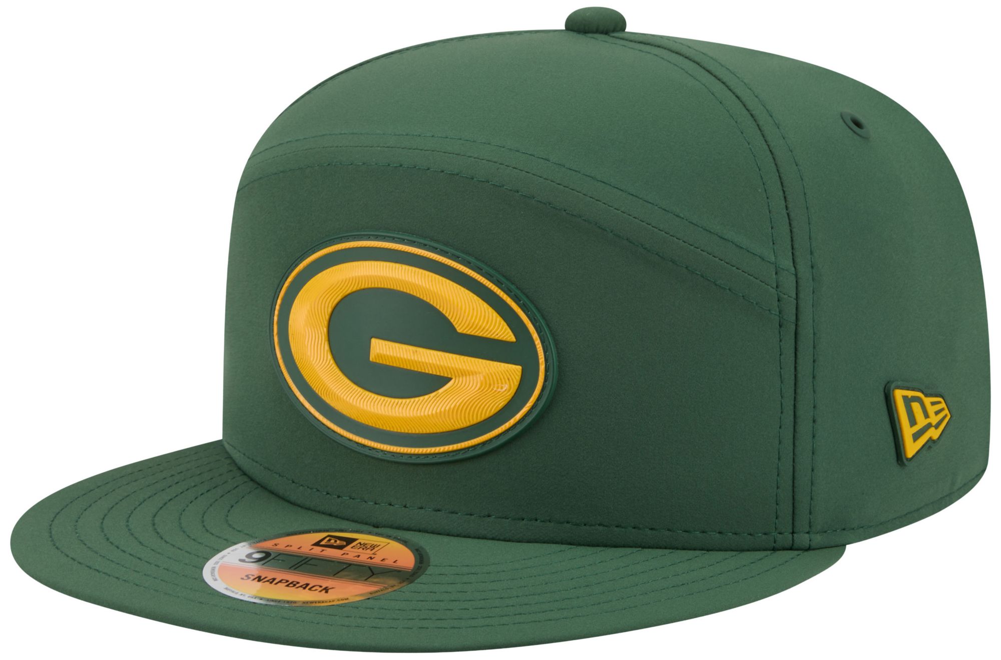 New Era Adult Green Bay Packers Green Sideline Split 9Fifty Adjustable Hat