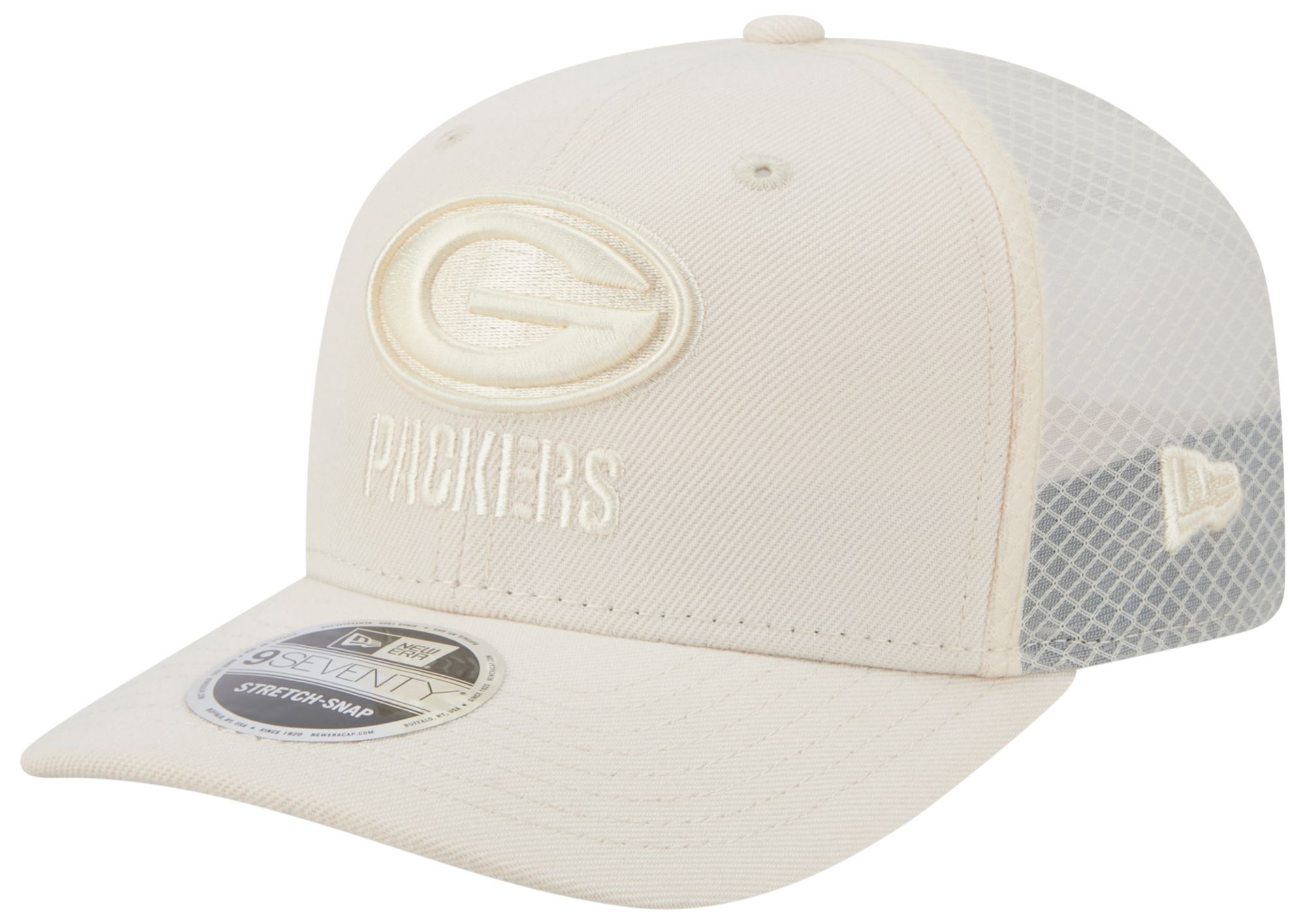 New Era Adult Green Bay Packers Beige Color Pack 9Seventy Adjustable Hat