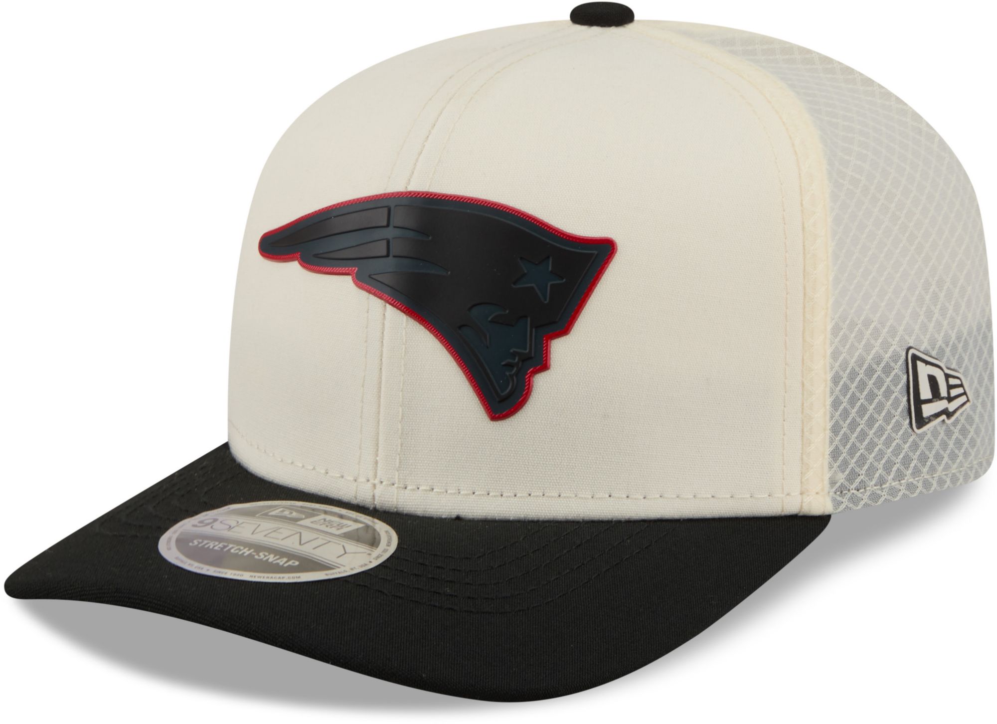 New Era Adult New England Patriots White Tonal Camo 9Seventy Adjustable Hat