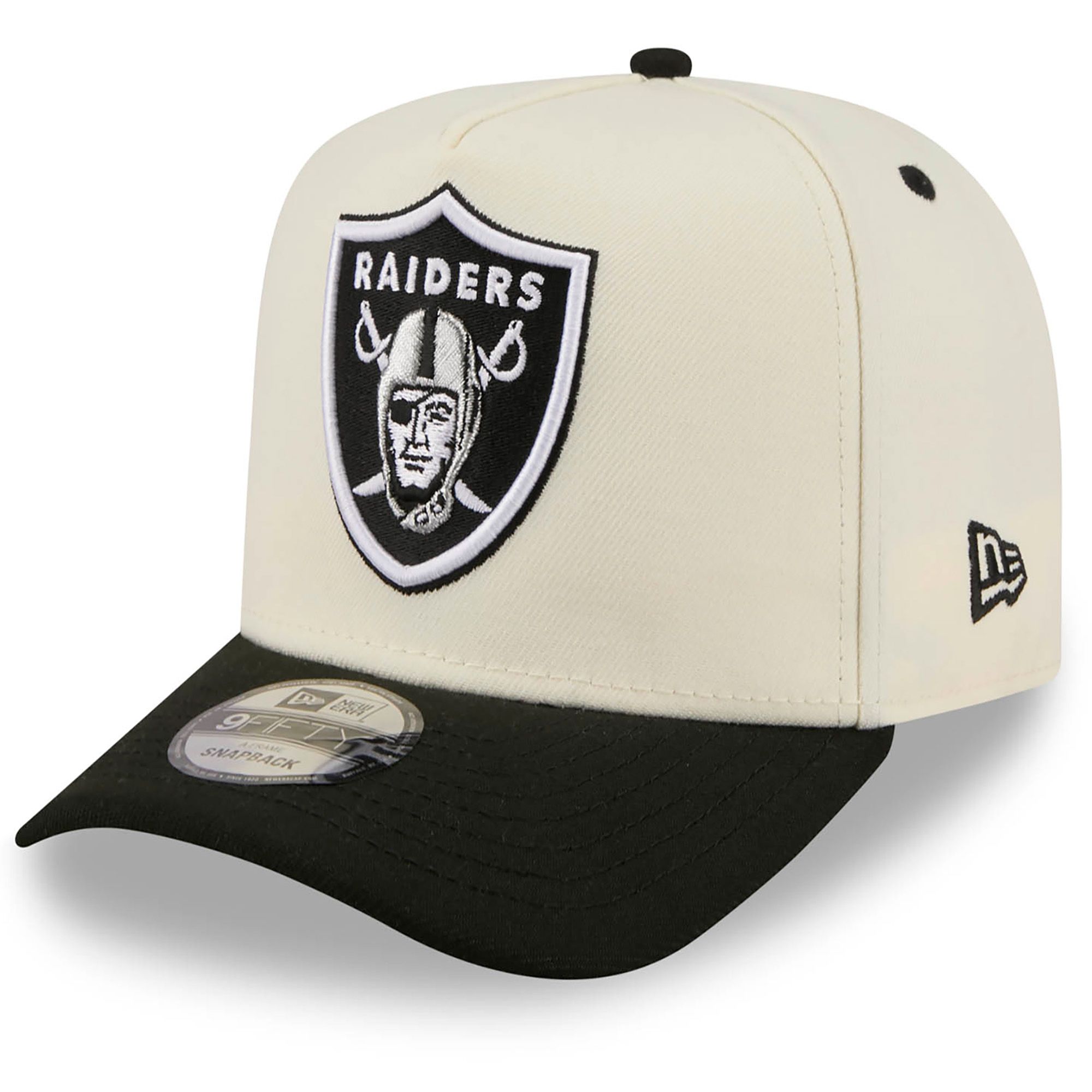 New Era Adult Las Vegas Raiders Black Rear Hit A-Frame 9Fifty Adjustable Hat