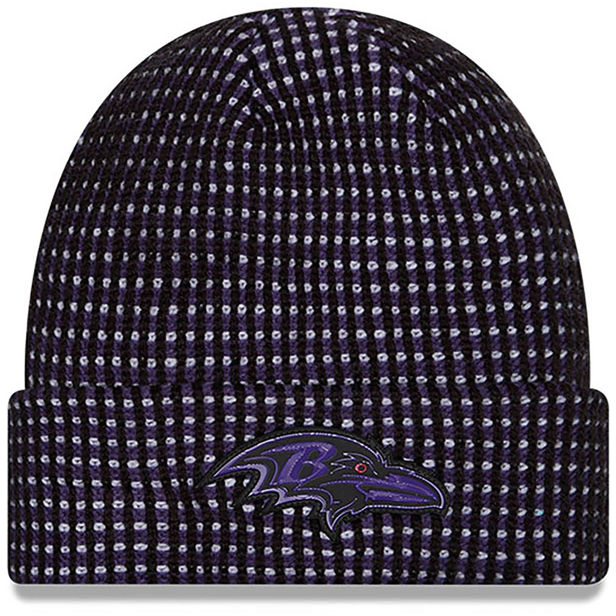 New Era Adult Baltimore Ravens Sideline Cuffed Knit Beanie