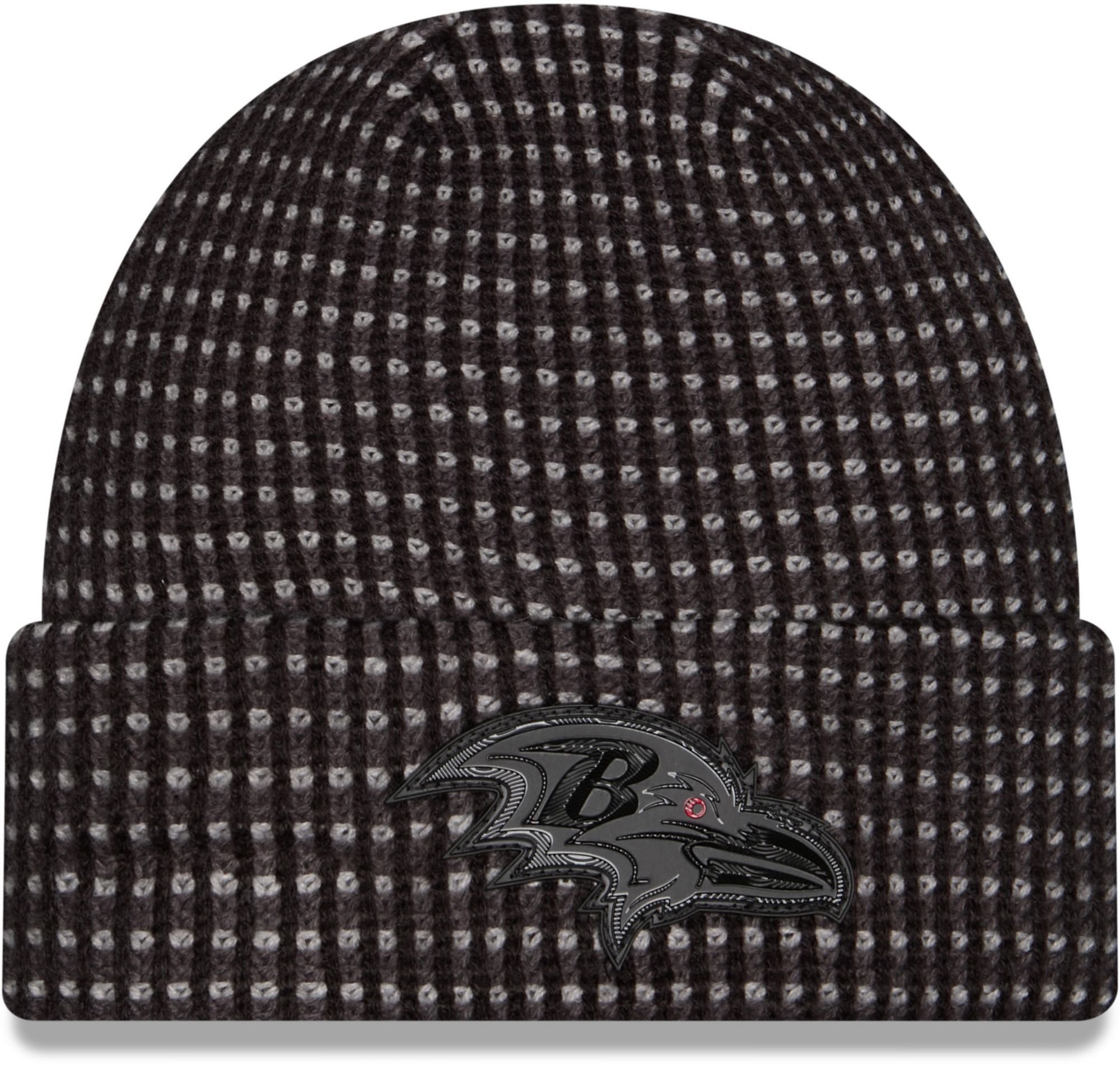 New Era Adult Baltimore Ravens Sideline Cuffed Knit Beanie