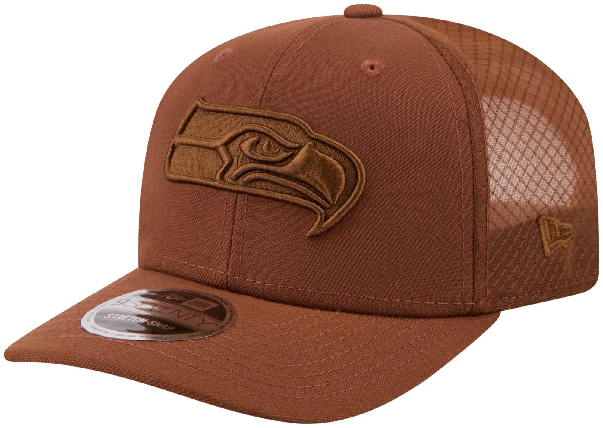 New Era Adult Seattle Seahawks Brown Color Pack 9Seventy Adjustable Hat