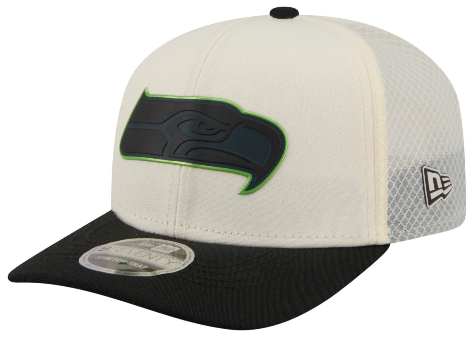 New Era Adult Seattle Seahawks White Tonal Camo 9Seventy Adjustable Hat