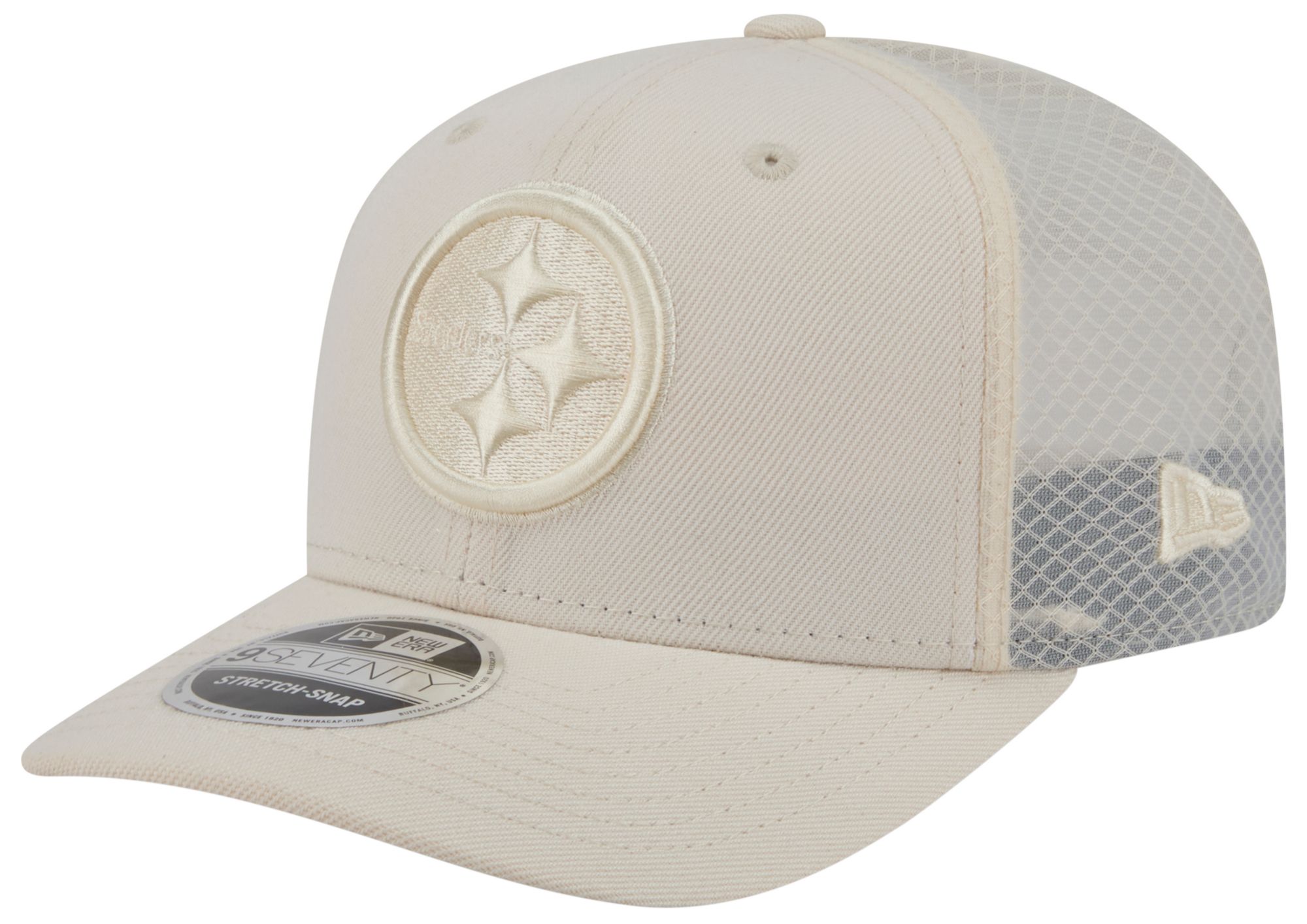 New Era Adult Pittsburgh Steelers Beige Color Pack 9Seventy Adjustable Hat