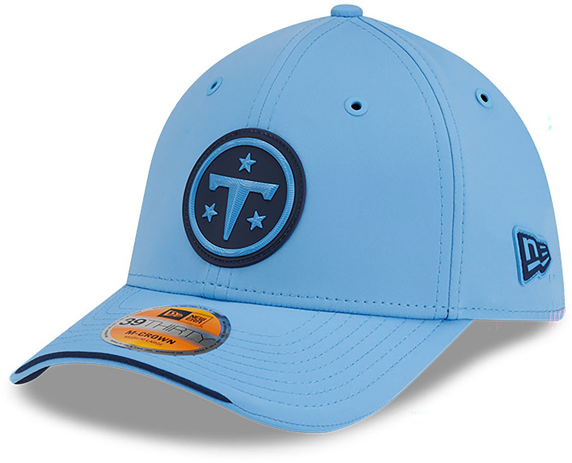 New Era Adult Tennessee Titans Blue Sideline 39Thirty Stretch Fit Hat