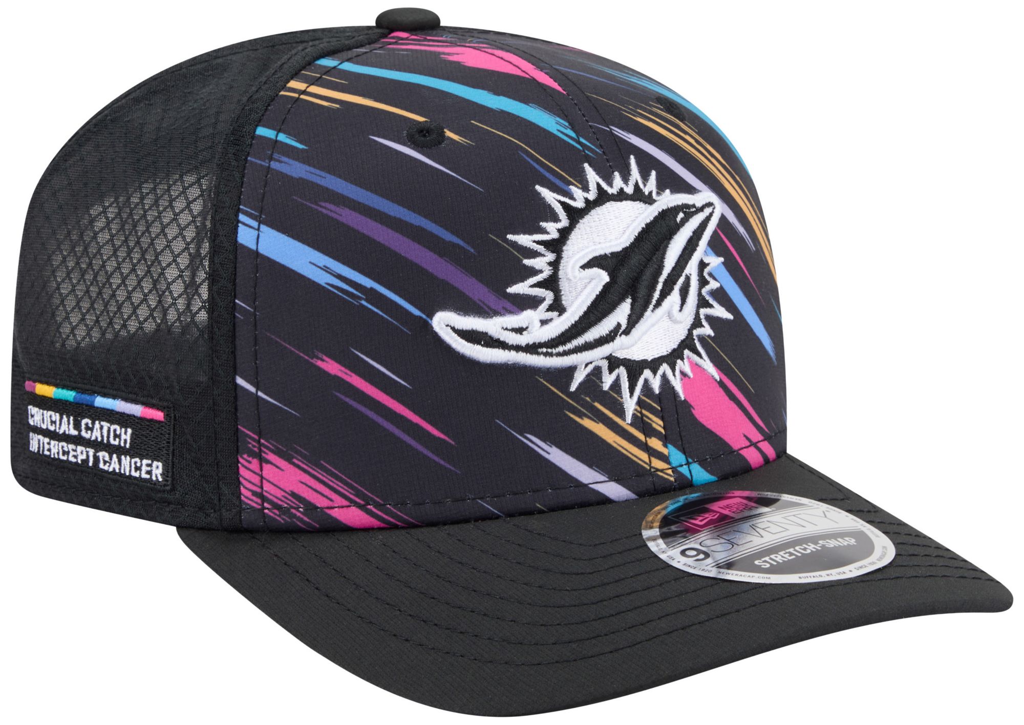 New Era Adult Miami Dolphins Crucial Catch 9Seventy Adjustable Hat