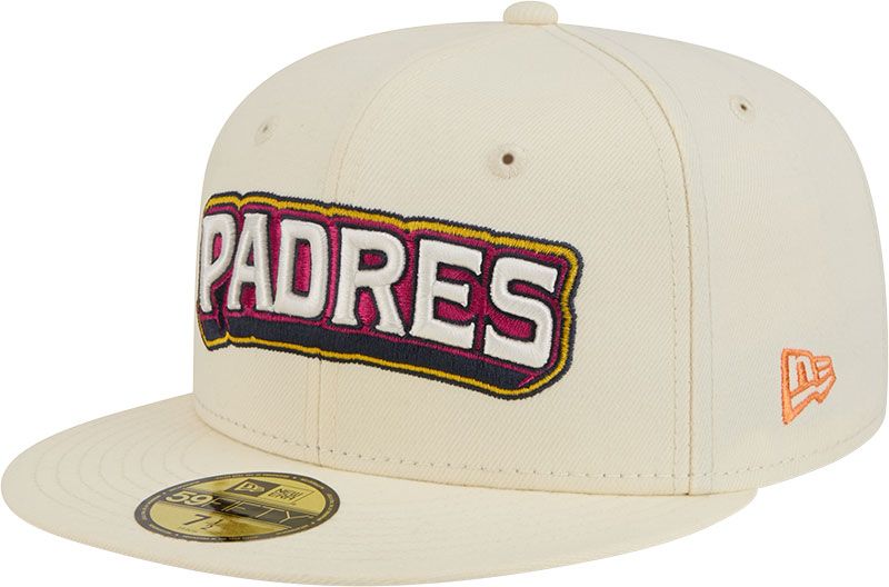 New Era Adult San Diego Padres White Fan Pack 59Fifty Fitted Hat