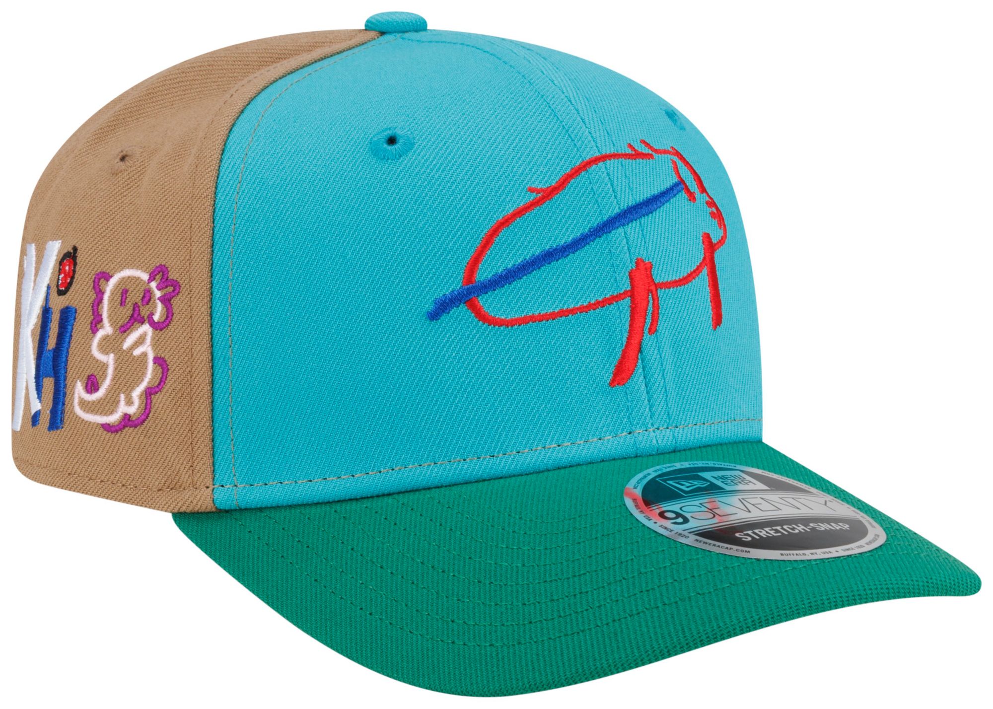 New Era Adult Buffalo Bills Blue Billustration Killian 9Seventy Adjustable Hat