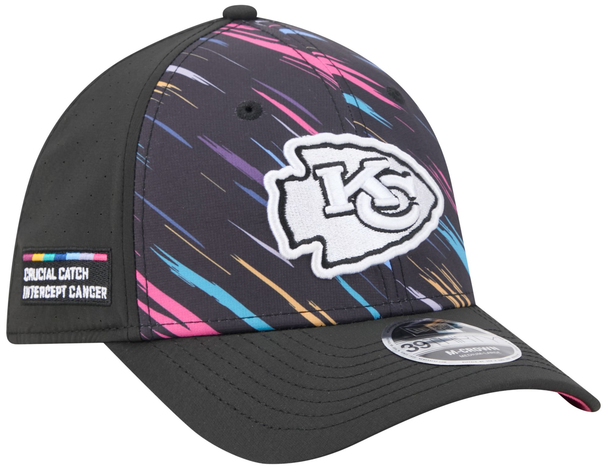New Era Adult Kansas City Chiefs Crucial Catch Tonal 39Thirty Stretch Fit Hat