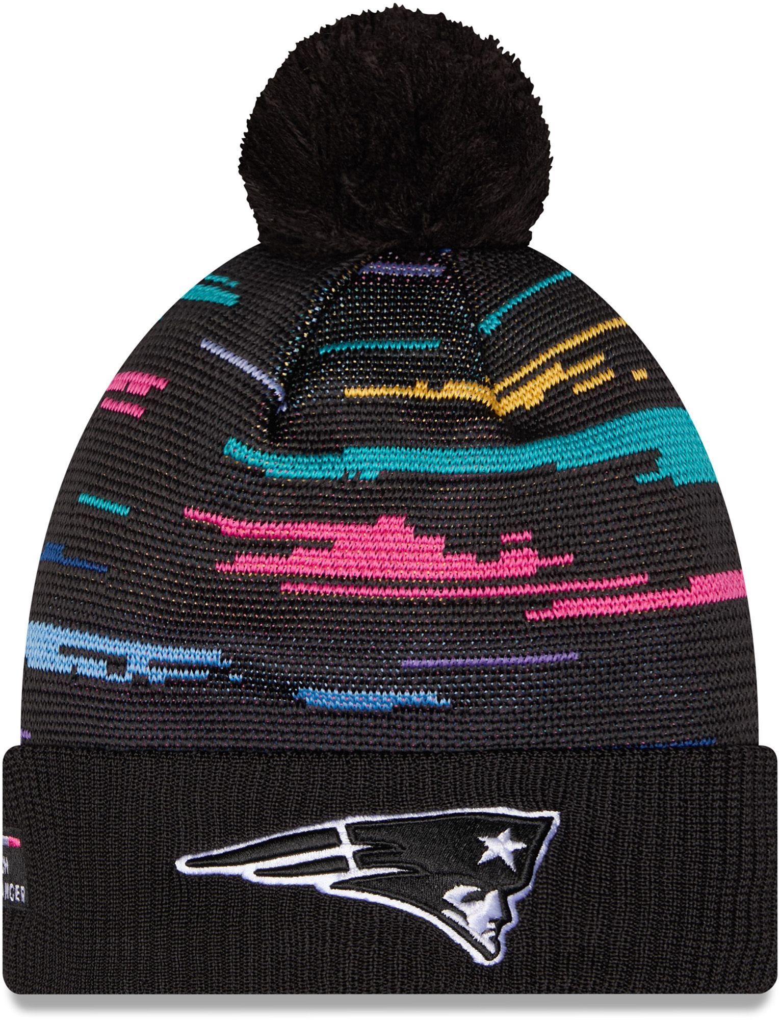 New Era Adult New England Patriots Crucial Catch Knit Beanie